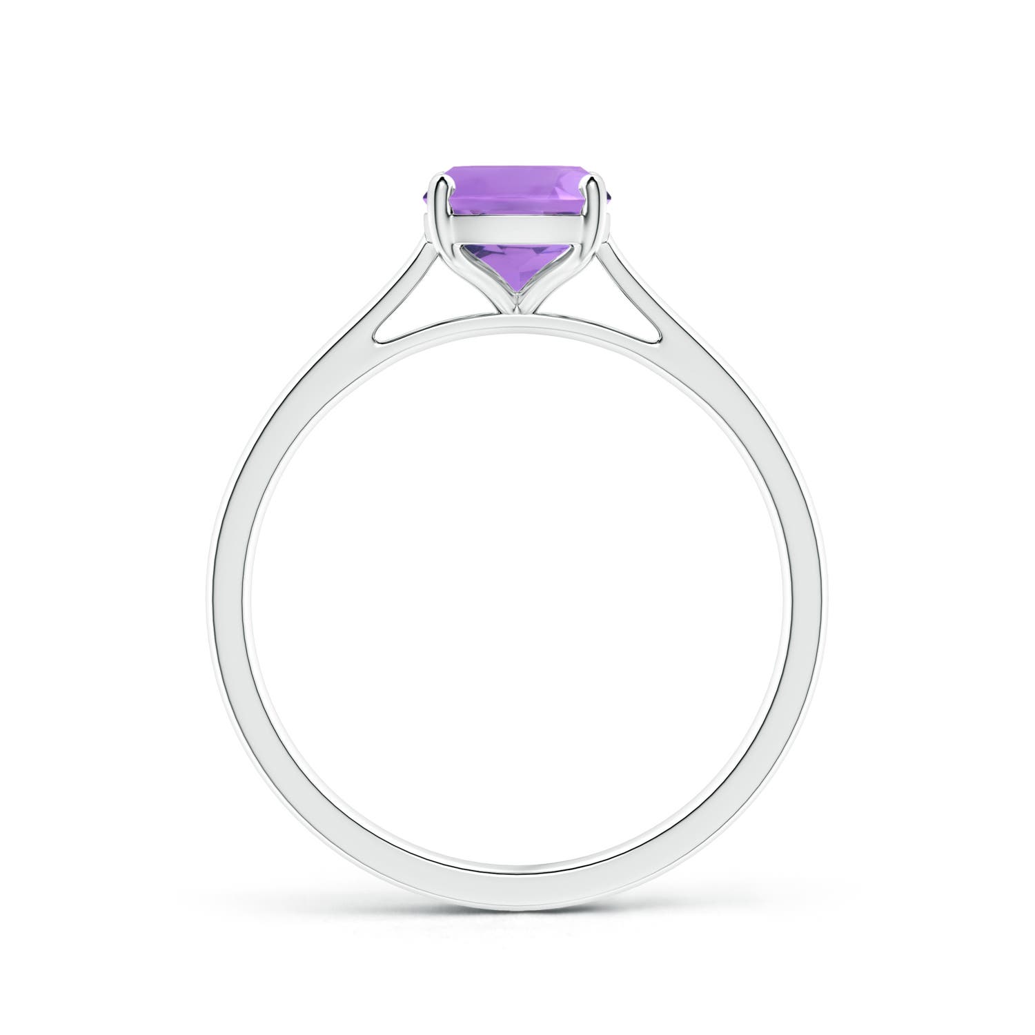A - Amethyst / 1.2 CT / 14 KT White Gold