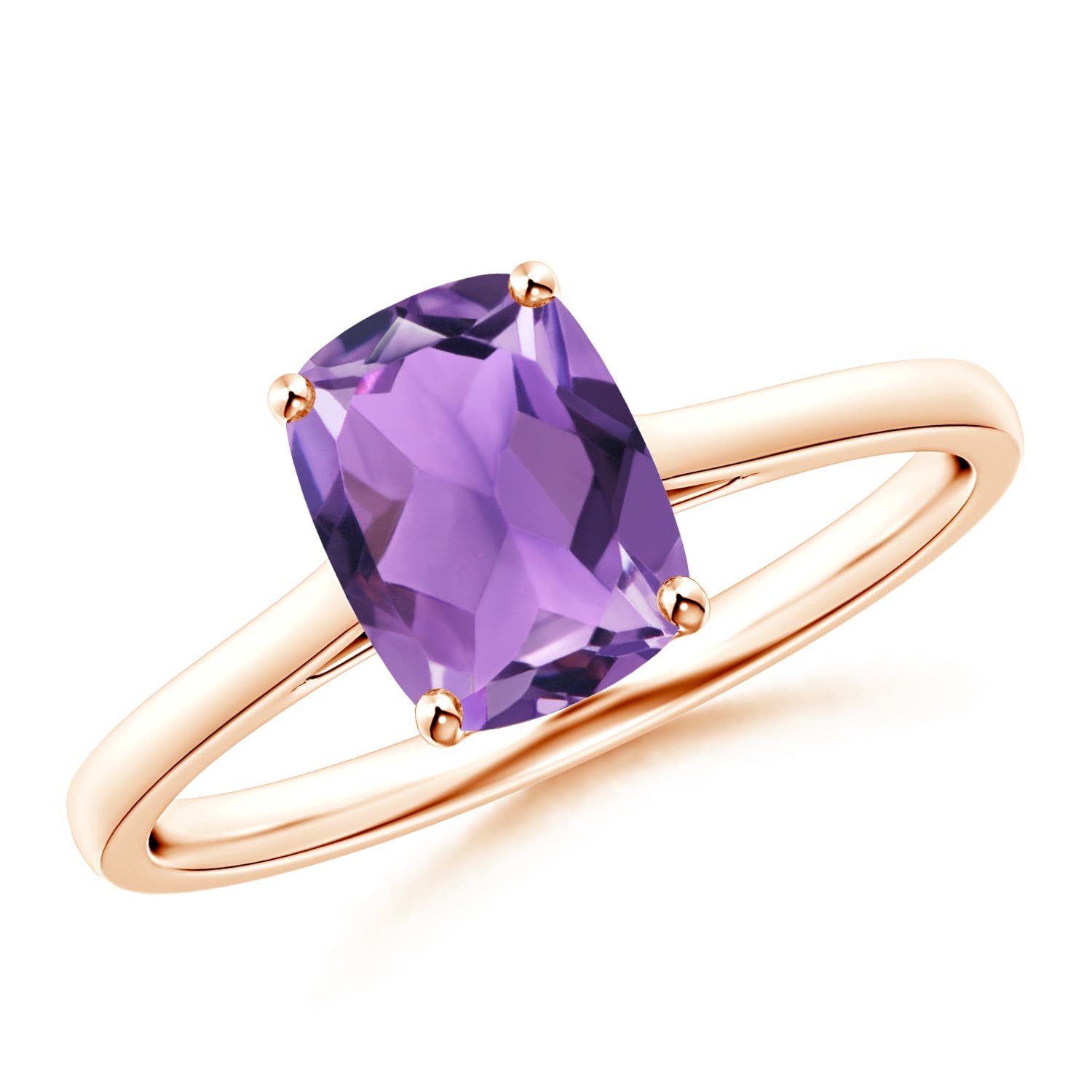 AA - Amethyst / 1.2 CT / 14 KT Rose Gold