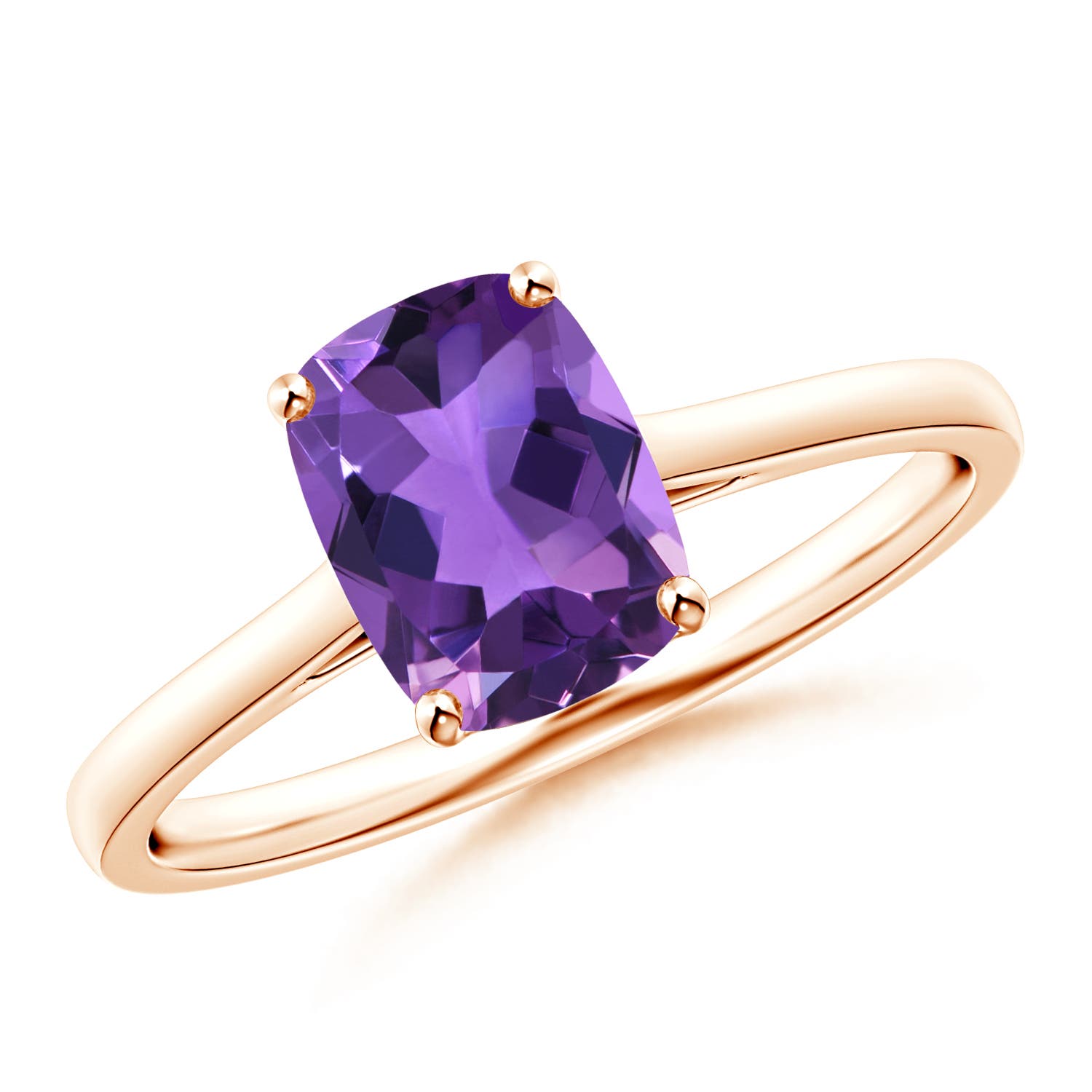 AAA - Amethyst / 1.2 CT / 14 KT Rose Gold