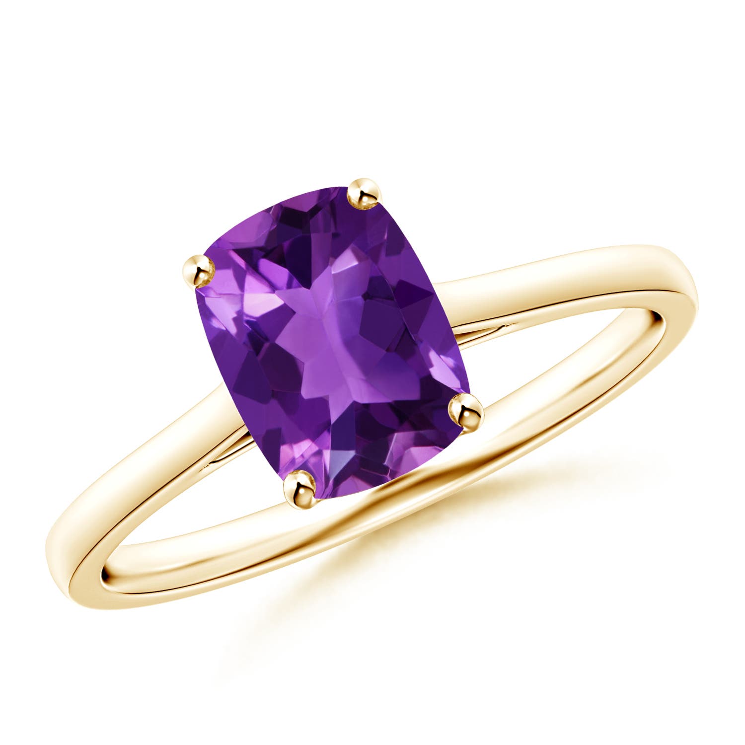 AAAA - Amethyst / 1.2 CT / 14 KT Yellow Gold