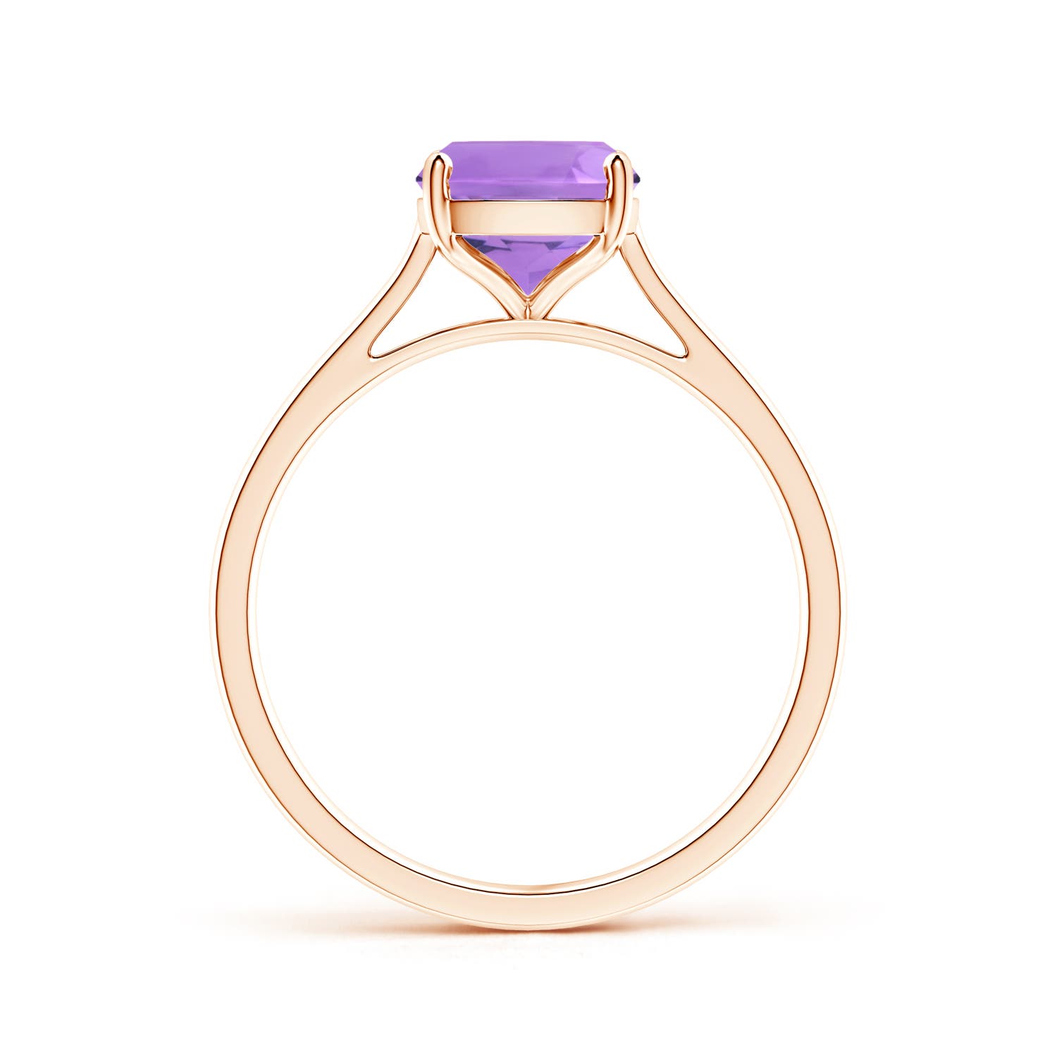 A - Amethyst / 2 CT / 14 KT Rose Gold