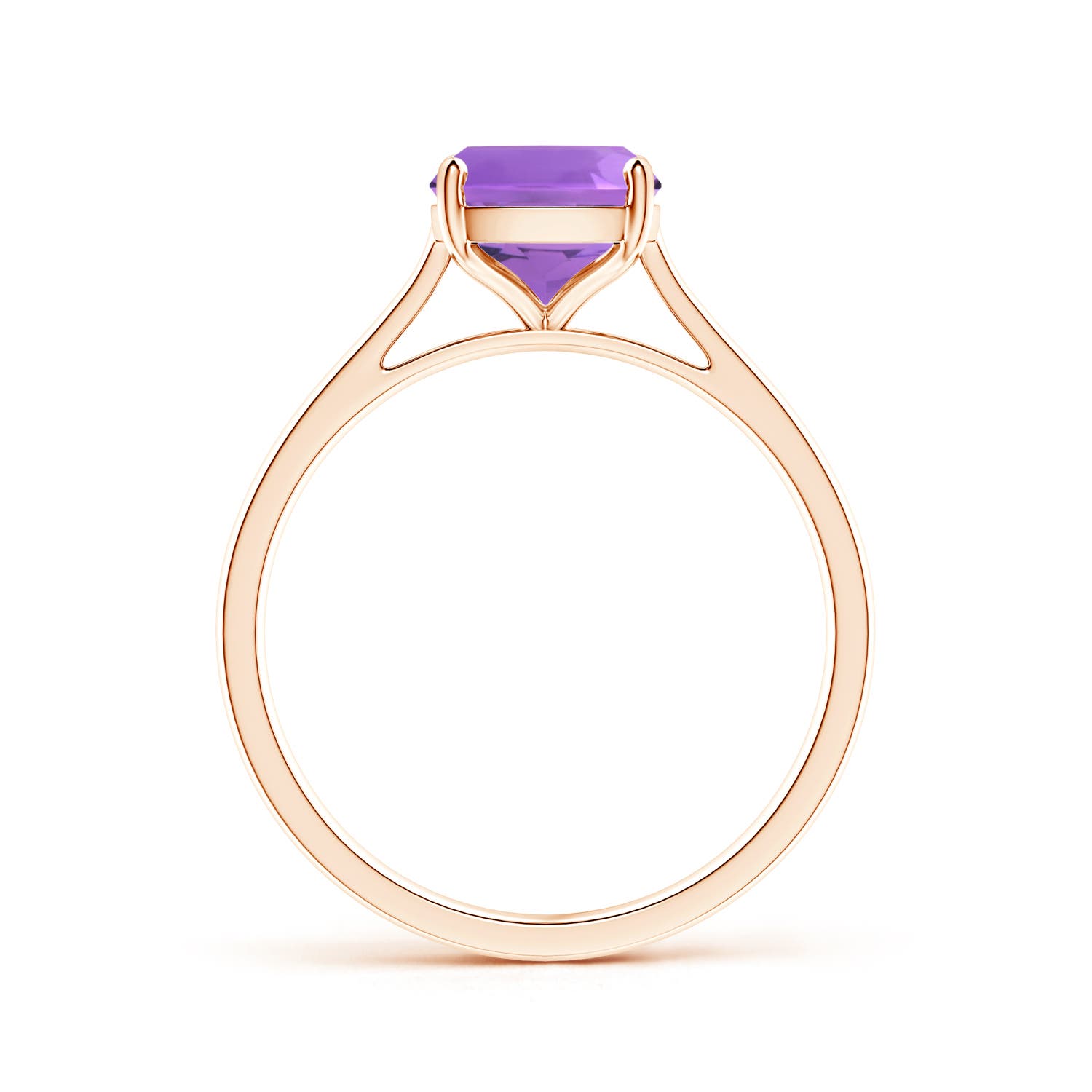 AA - Amethyst / 2 CT / 14 KT Rose Gold