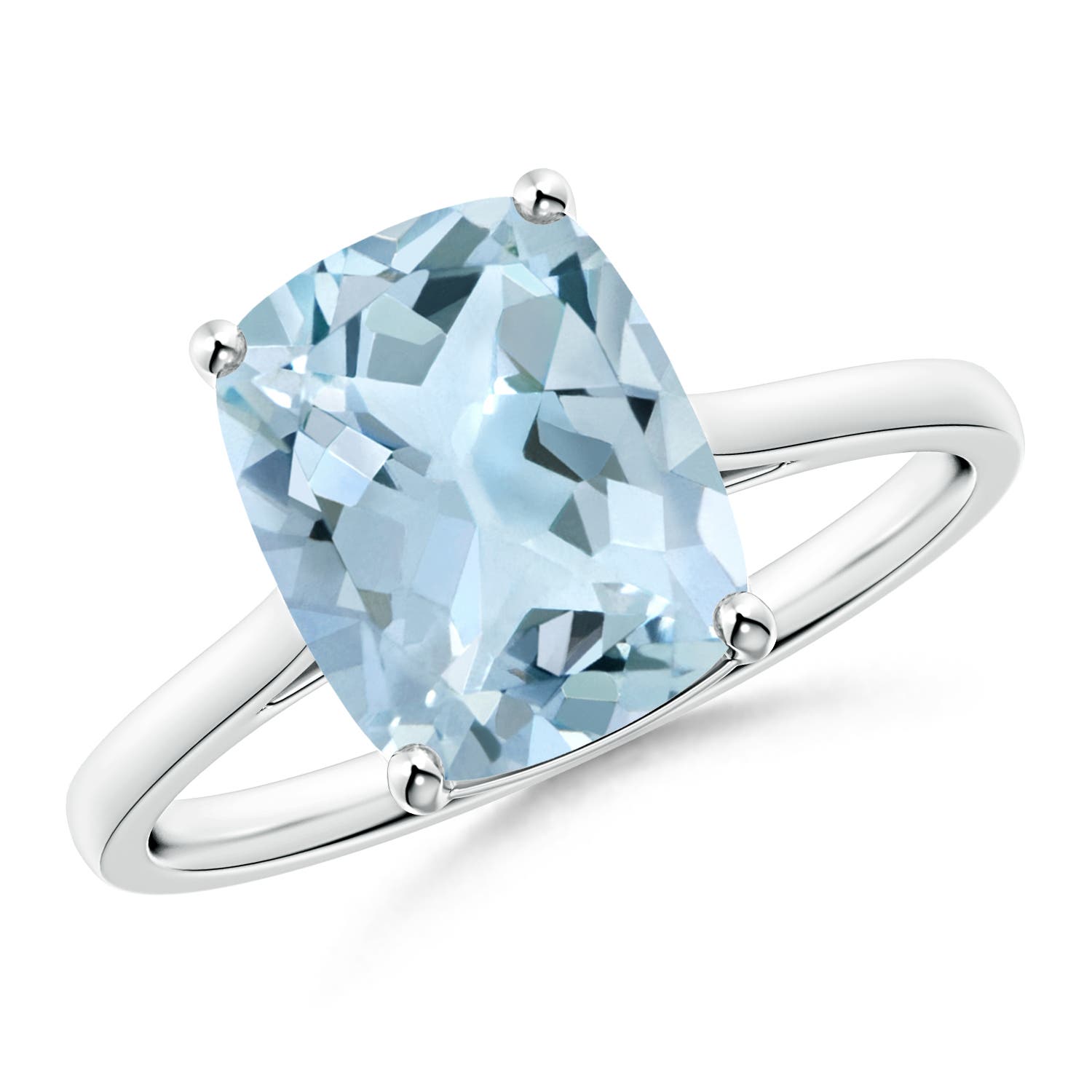 AA - Aquamarine / 2.45 CT / 14 KT White Gold