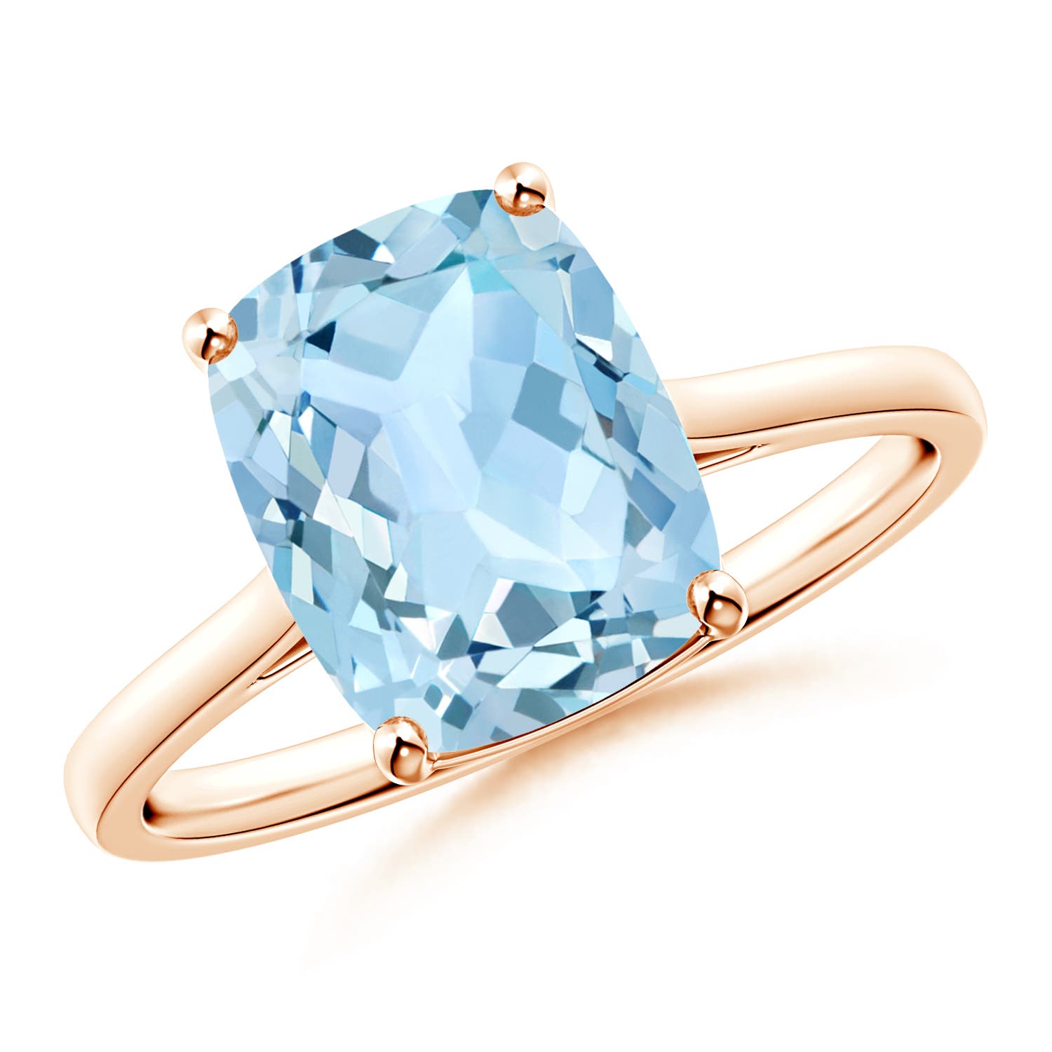 AAA - Aquamarine / 2.45 CT / 14 KT Rose Gold