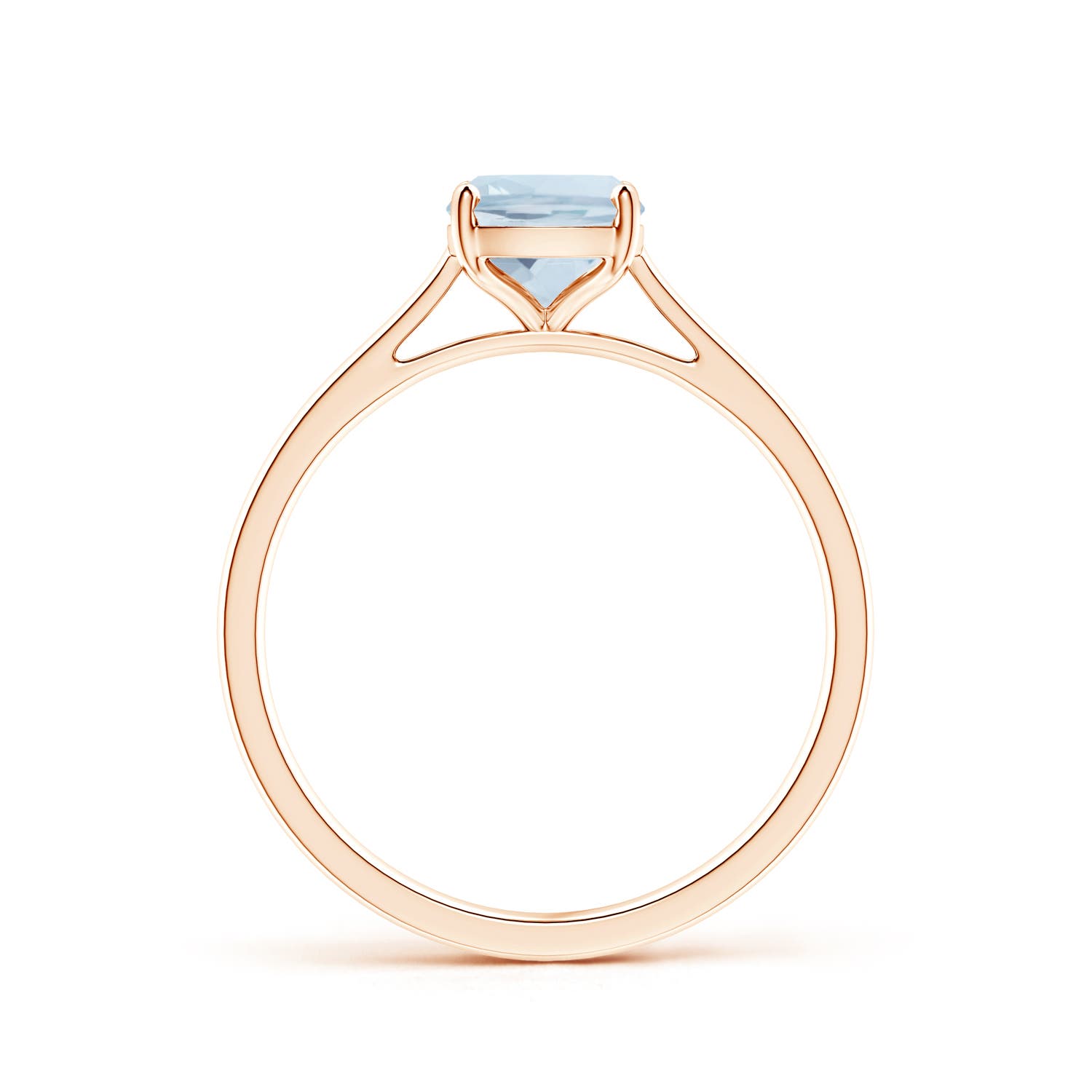 A - Aquamarine / 1.2 CT / 14 KT Rose Gold