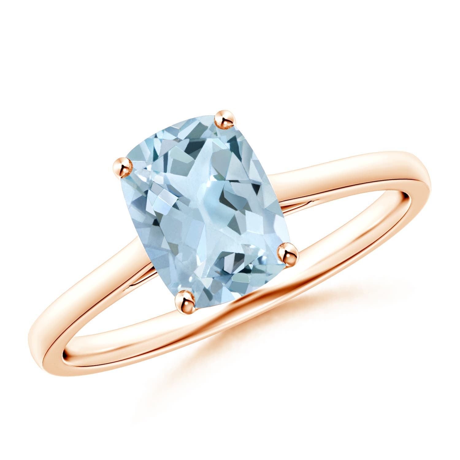 AA - Aquamarine / 1.2 CT / 14 KT Rose Gold