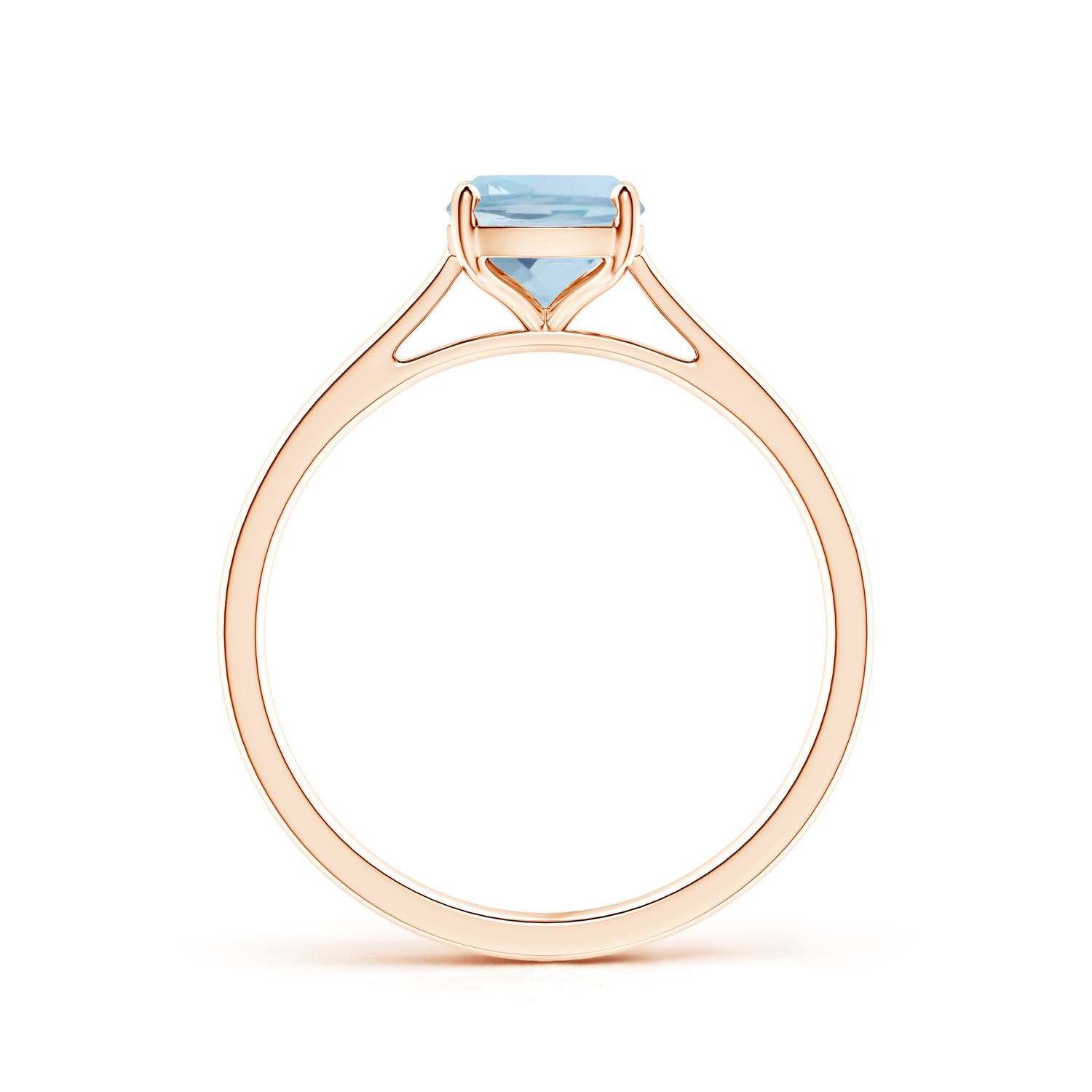 AA - Aquamarine / 1.2 CT / 14 KT Rose Gold