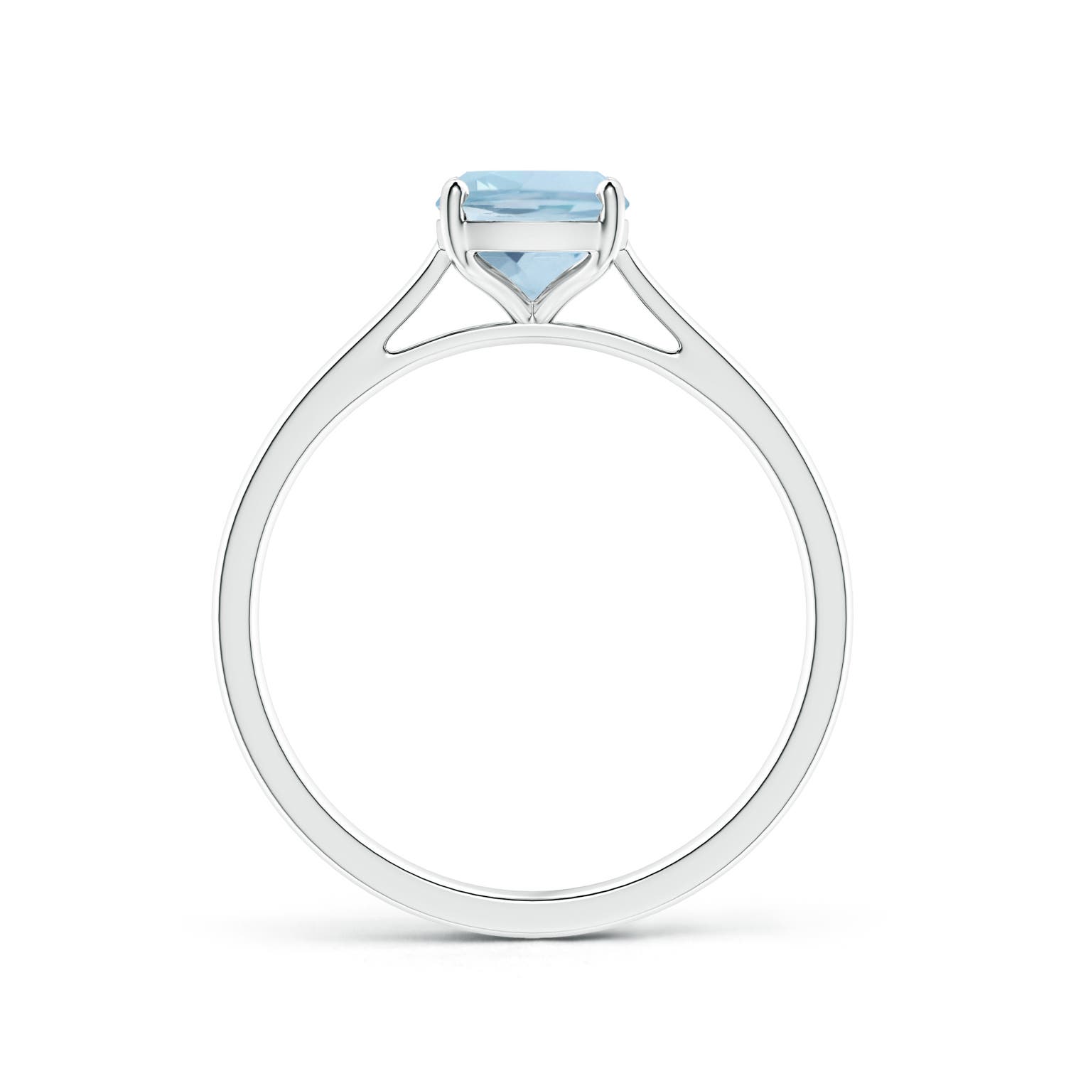 AA - Aquamarine / 1.2 CT / 14 KT White Gold