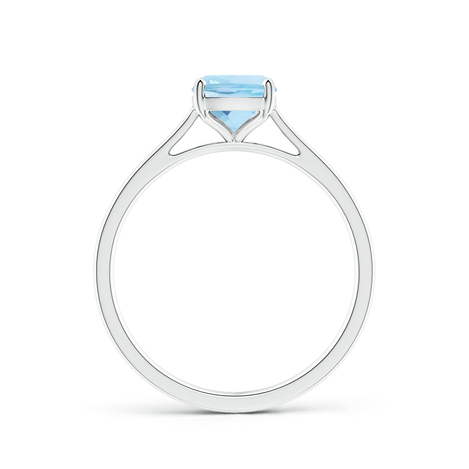 AAA - Aquamarine / 1.2 CT / 14 KT White Gold