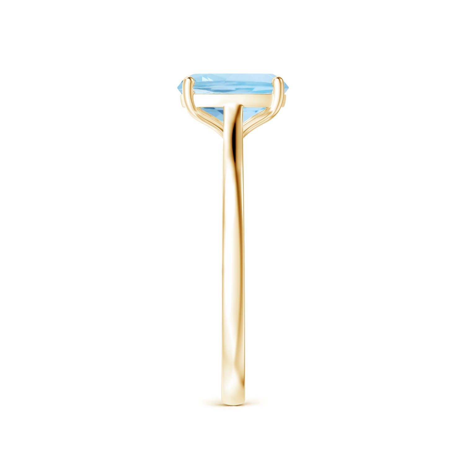 AAA - Aquamarine / 1.2 CT / 14 KT Yellow Gold