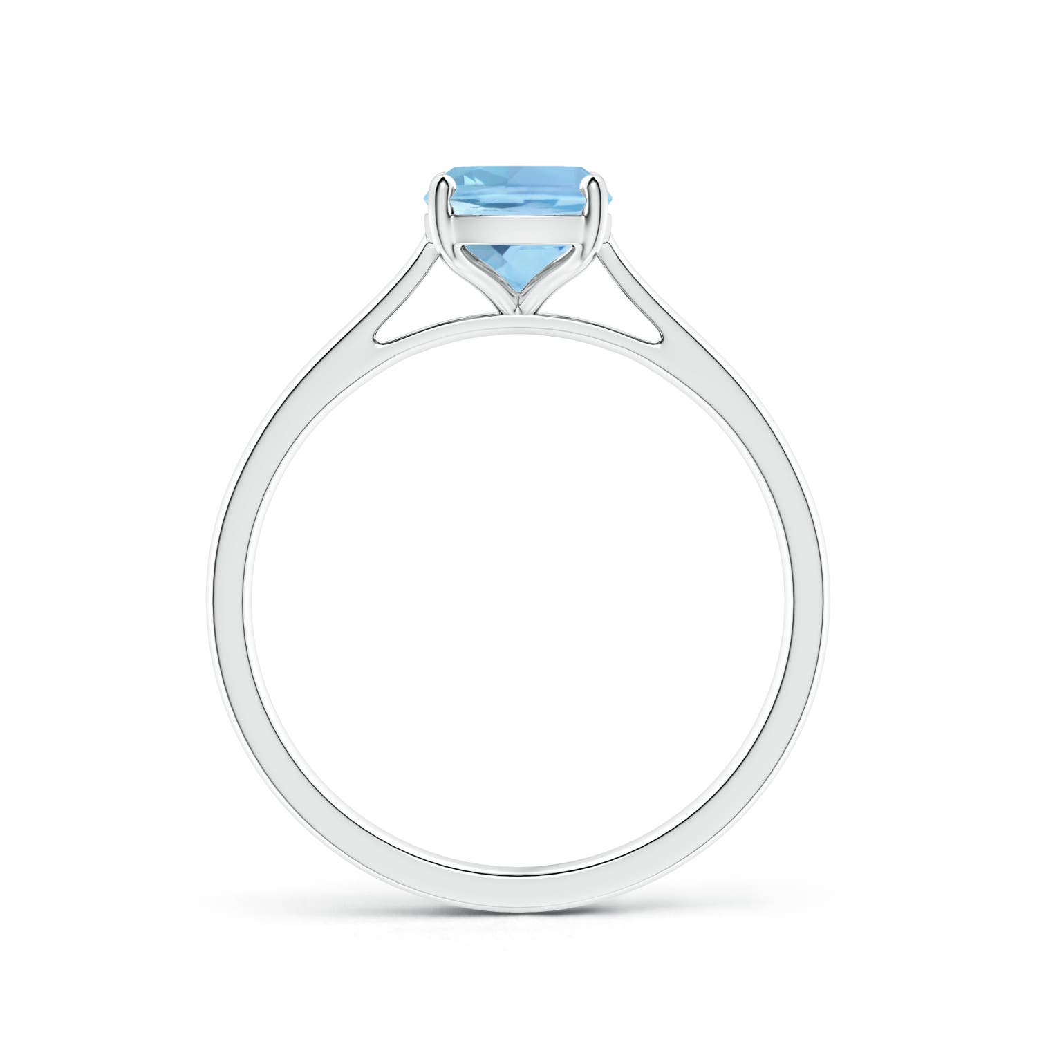 AAAA - Aquamarine / 1.2 CT / 14 KT White Gold