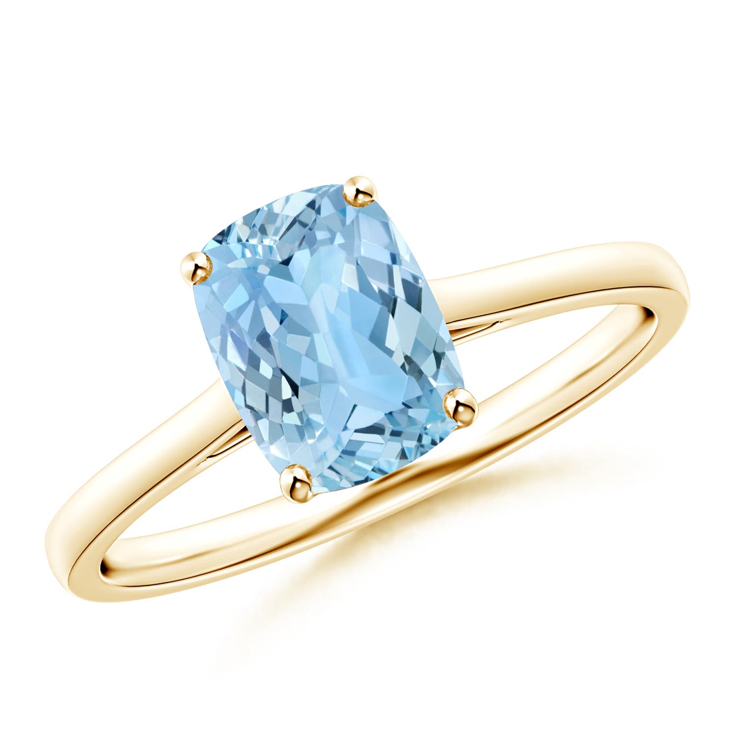 AAAA - Aquamarine / 1.2 CT / 14 KT Yellow Gold