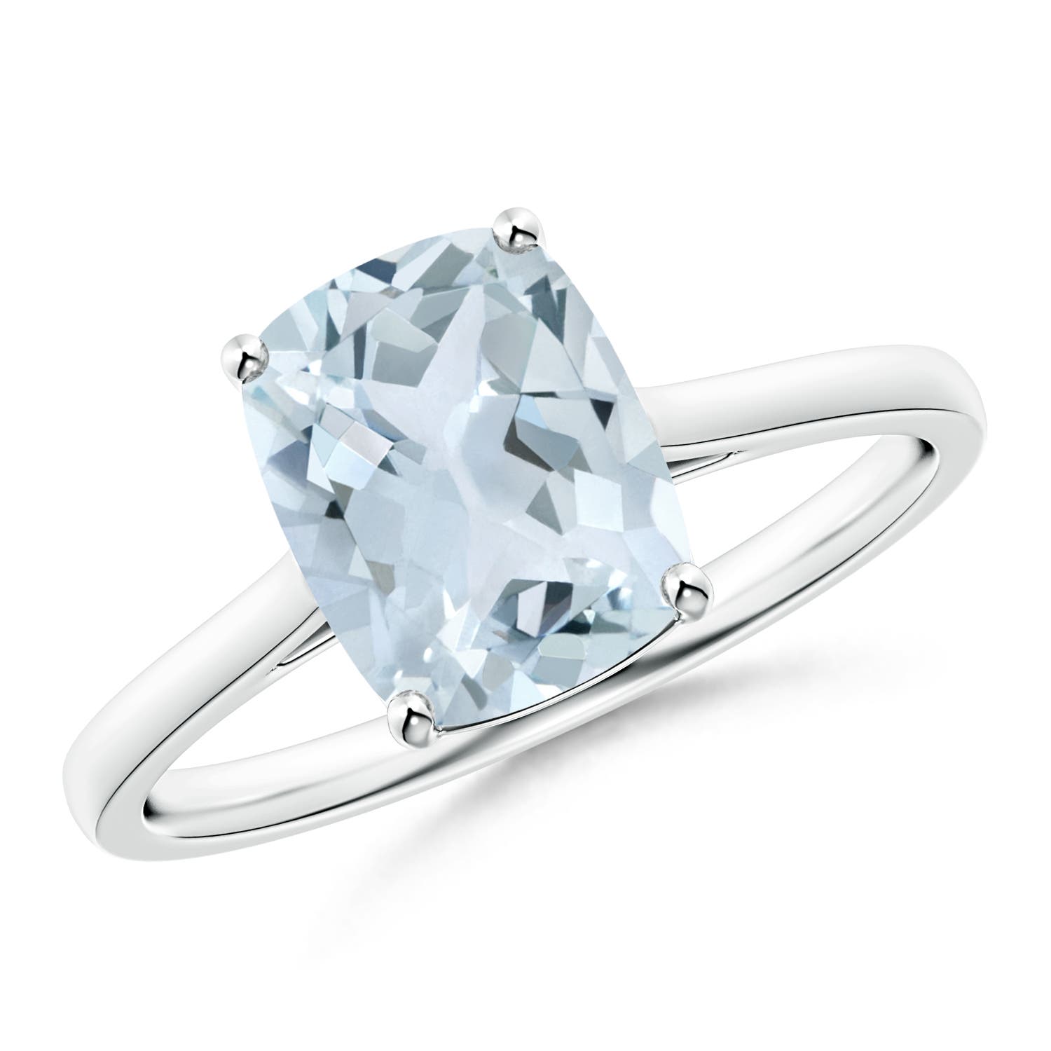 A - Aquamarine / 1.85 CT / 14 KT White Gold