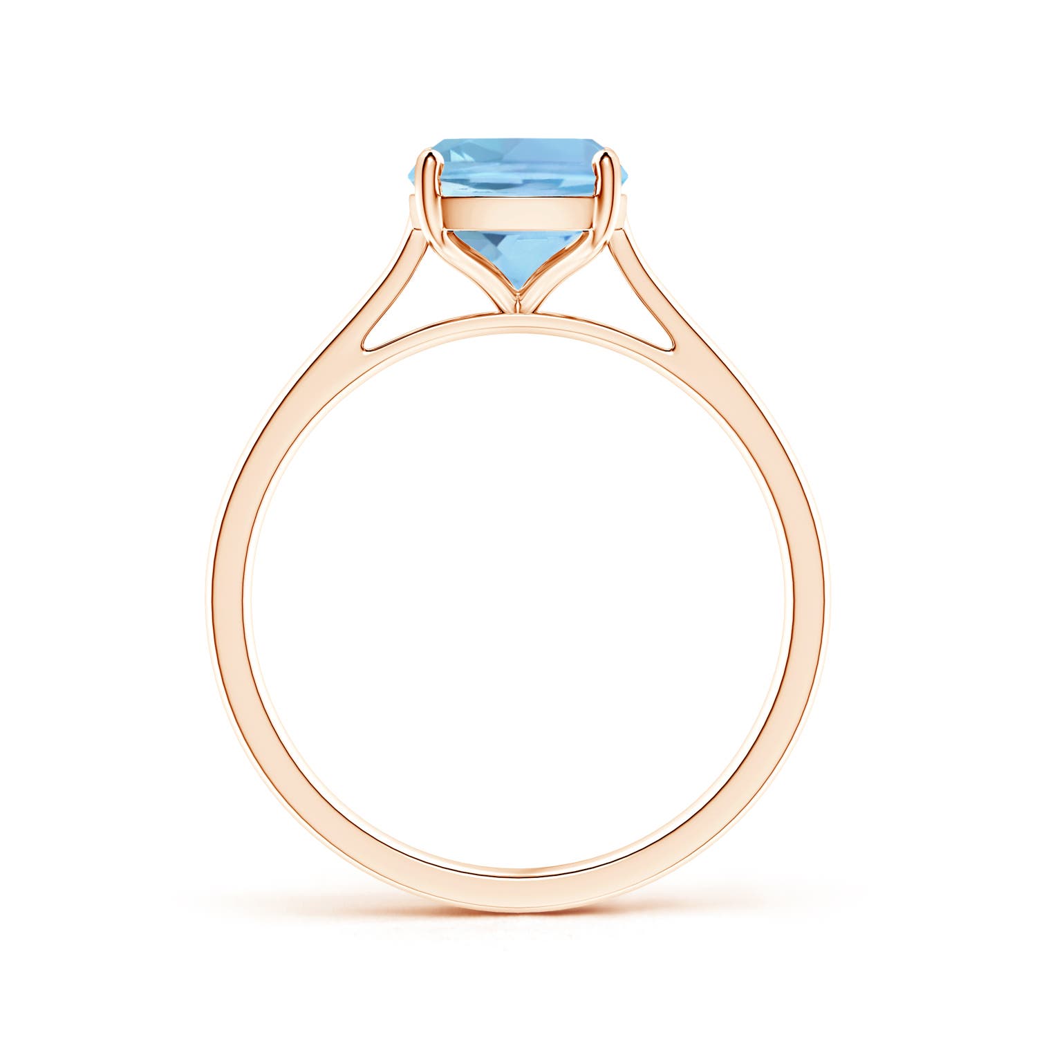 AAAA - Aquamarine / 1.85 CT / 14 KT Rose Gold