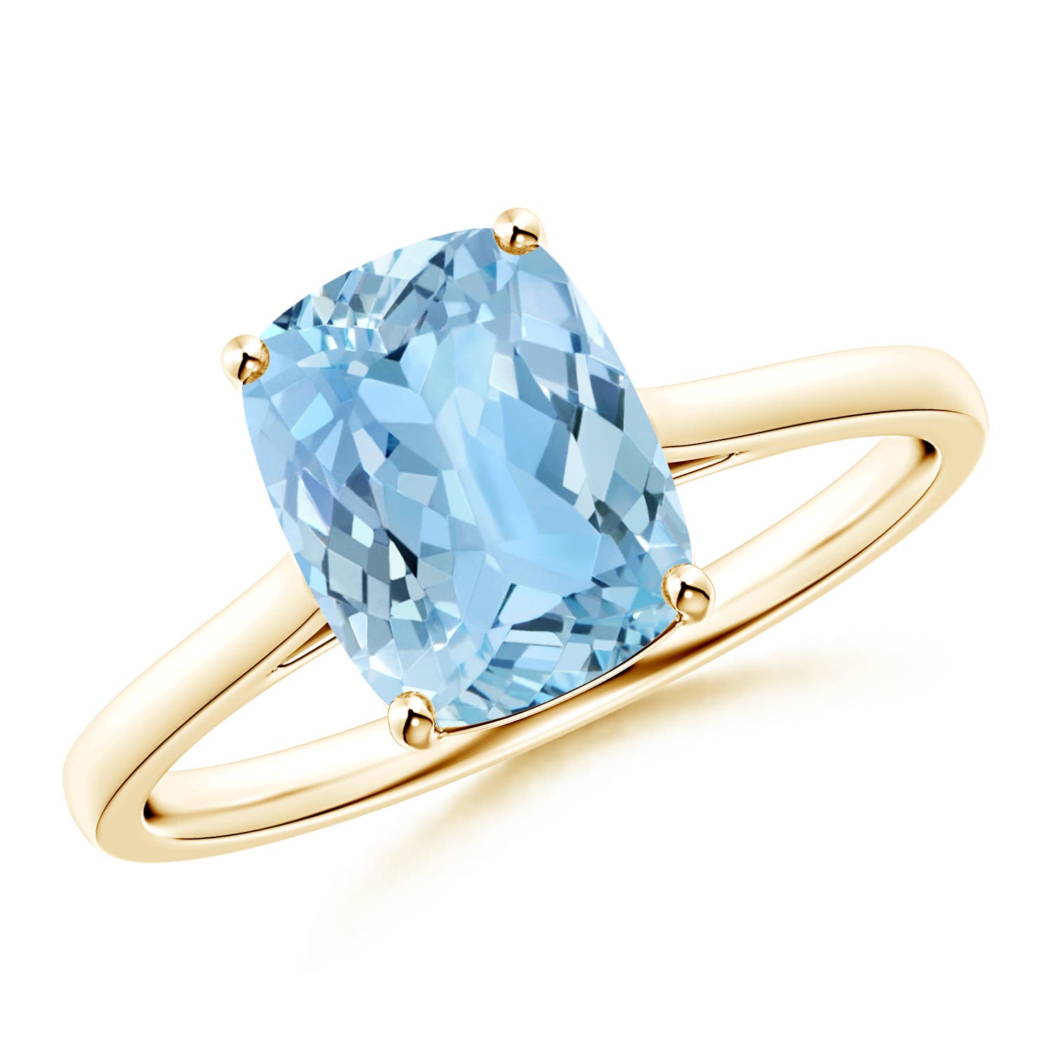 AAAA - Aquamarine / 1.85 CT / 14 KT Yellow Gold