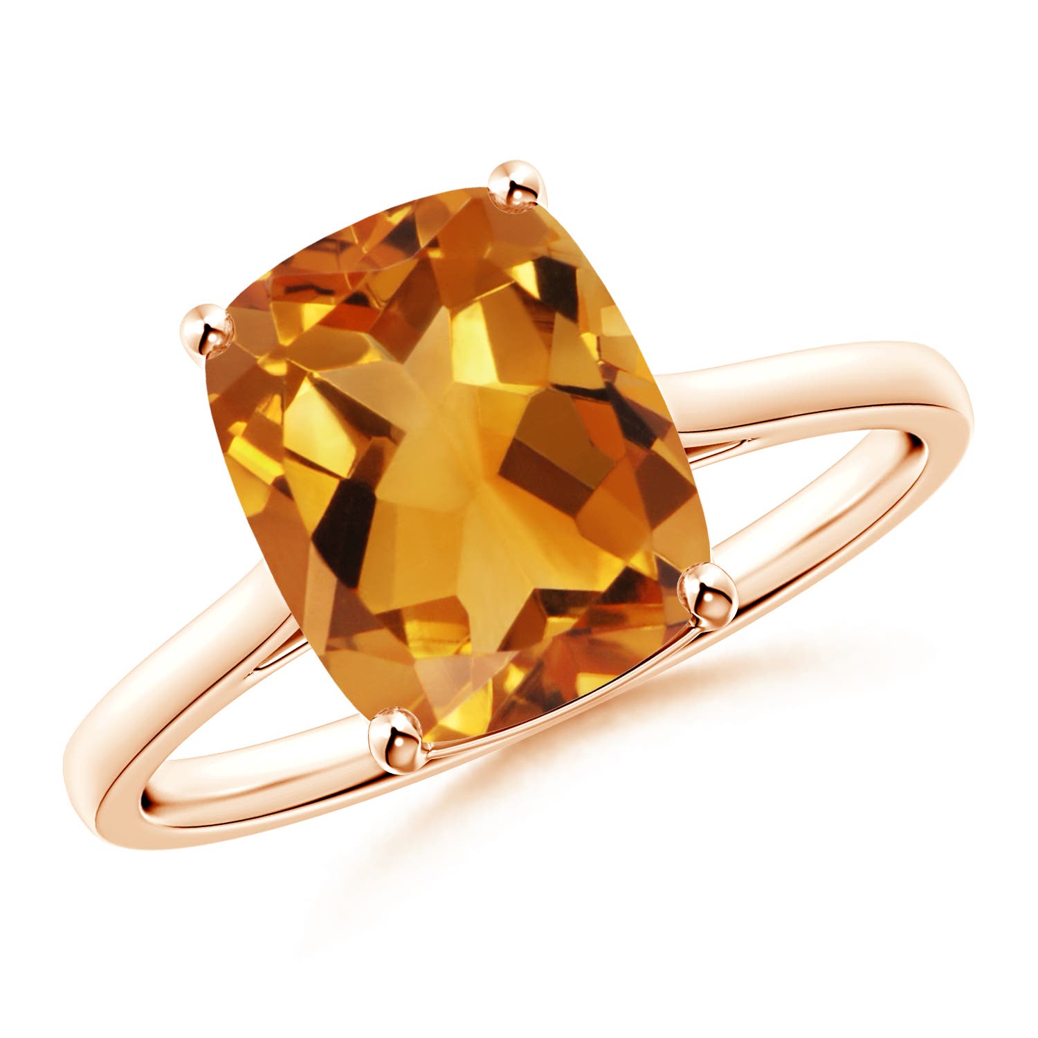 AA - Citrine / 2.65 CT / 14 KT Rose Gold