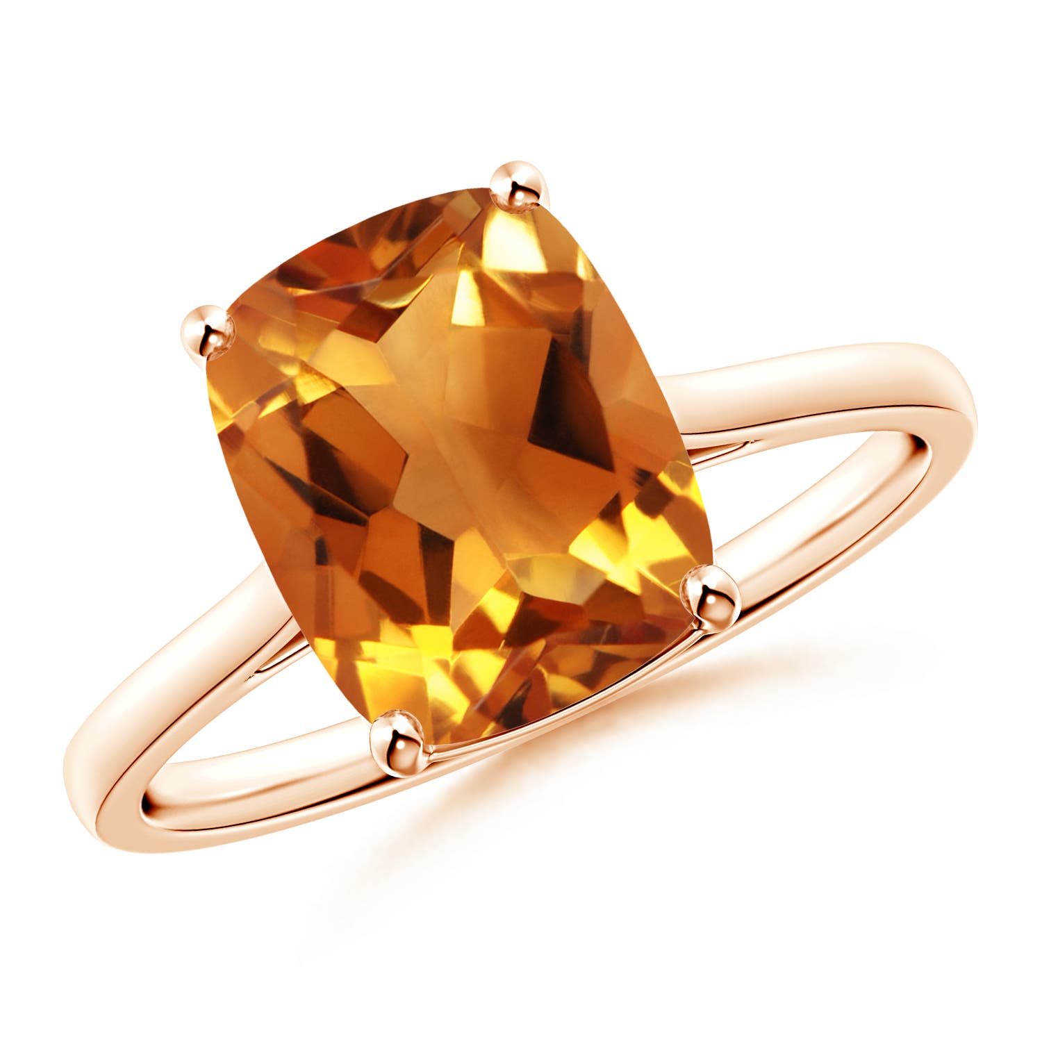 AAA - Citrine / 2.65 CT / 14 KT Rose Gold