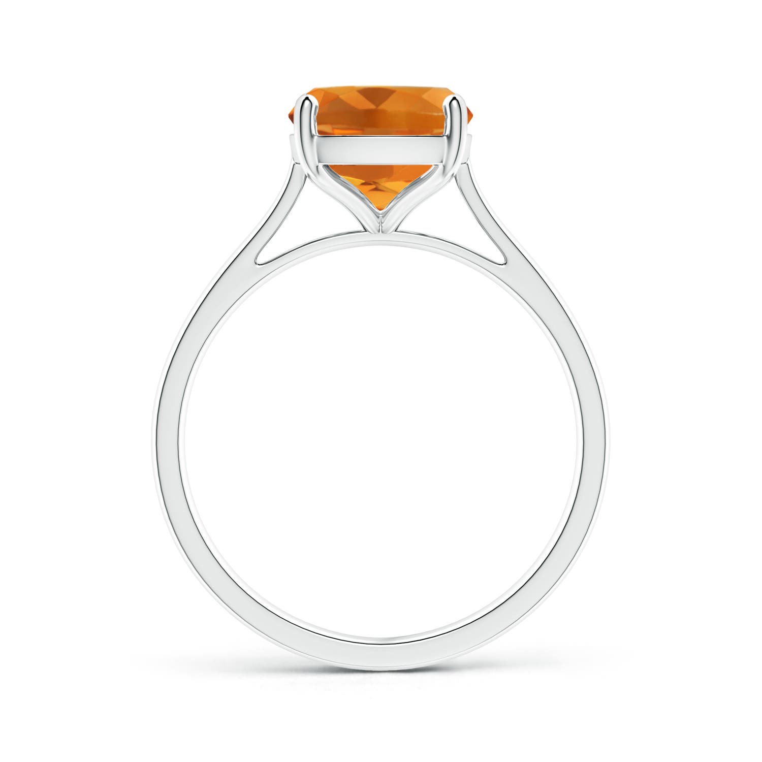 AAA - Citrine / 2.65 CT / 14 KT White Gold