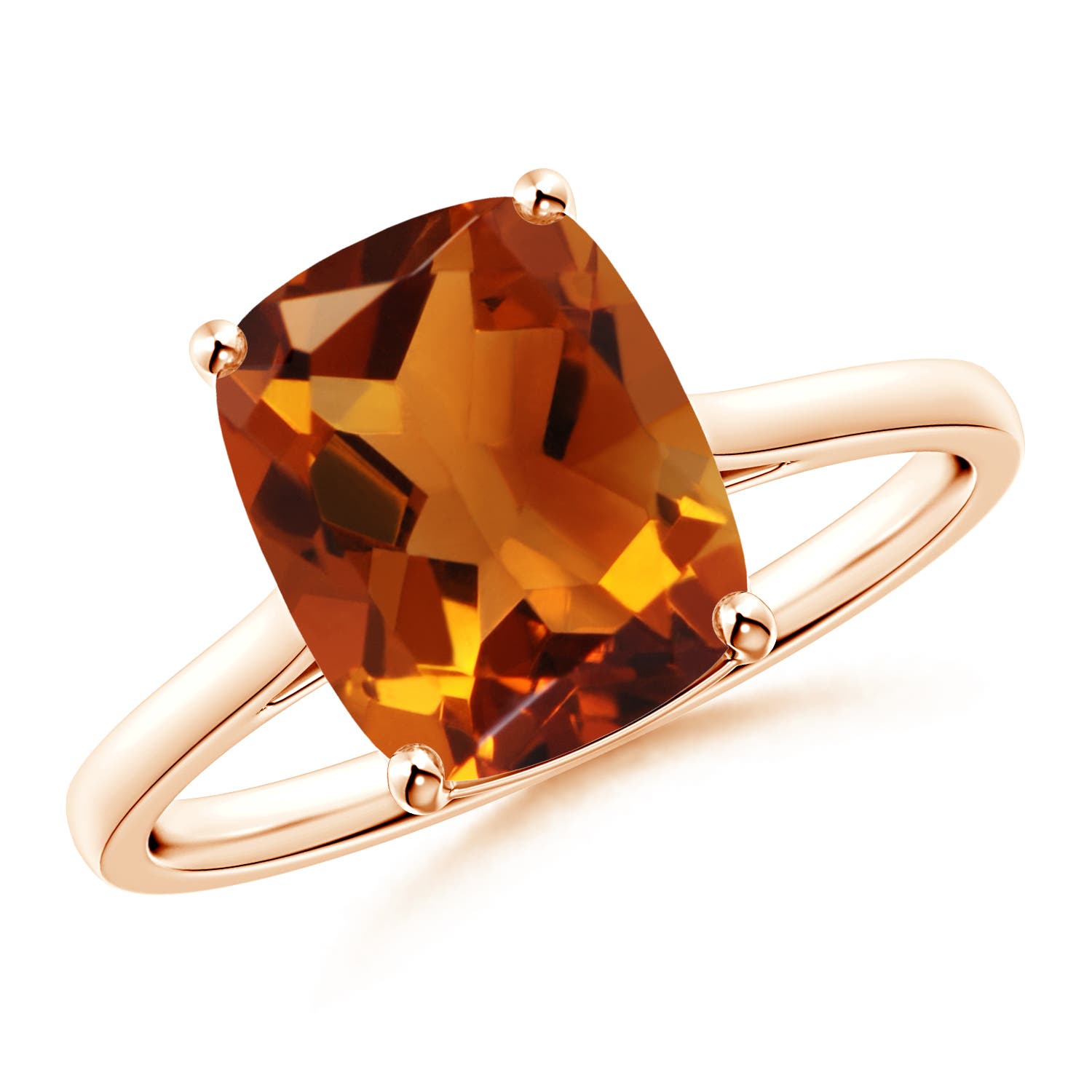 AAAA - Citrine / 2.65 CT / 14 KT Rose Gold