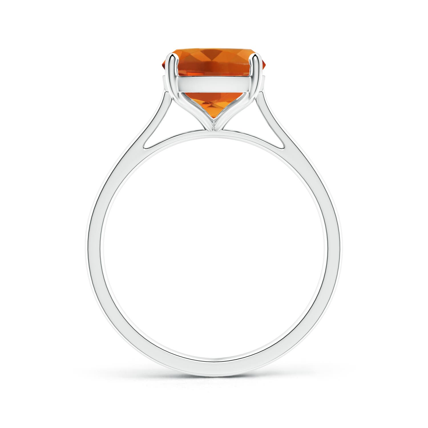 AAAA - Citrine / 2.65 CT / 14 KT White Gold