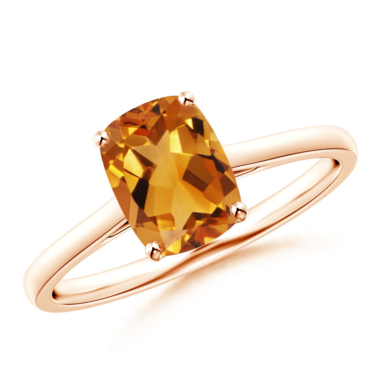 AA - Citrine / 1.35 CT / 14 KT Rose Gold