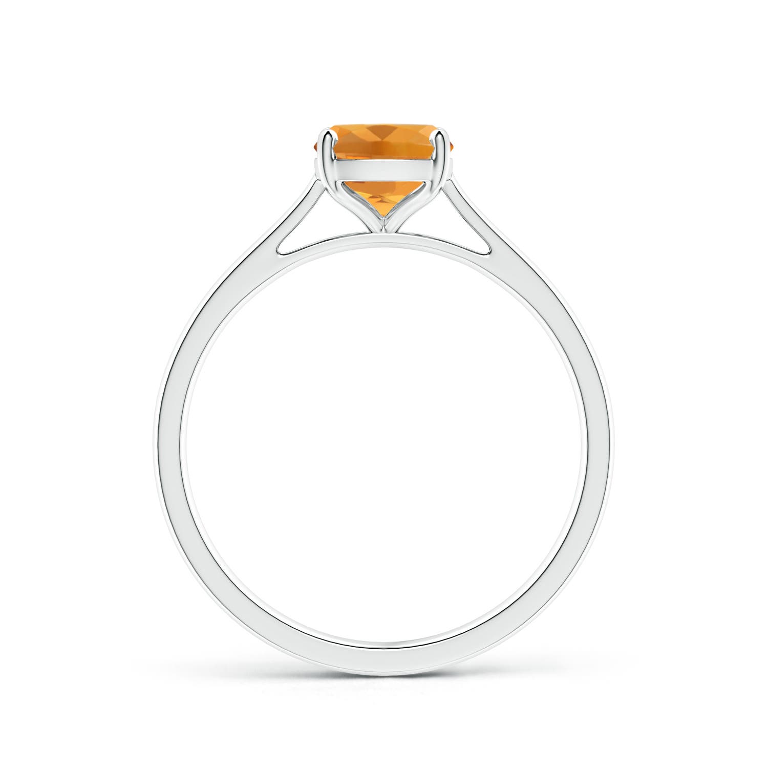 AA - Citrine / 1.35 CT / 14 KT White Gold