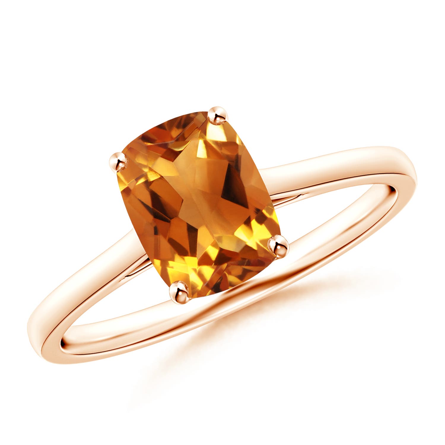 AAA - Citrine / 1.35 CT / 14 KT Rose Gold