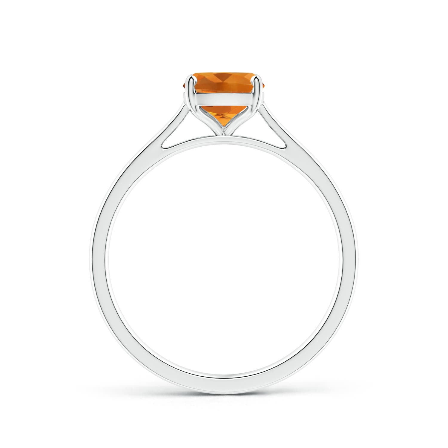 AAA - Citrine / 1.35 CT / 14 KT White Gold