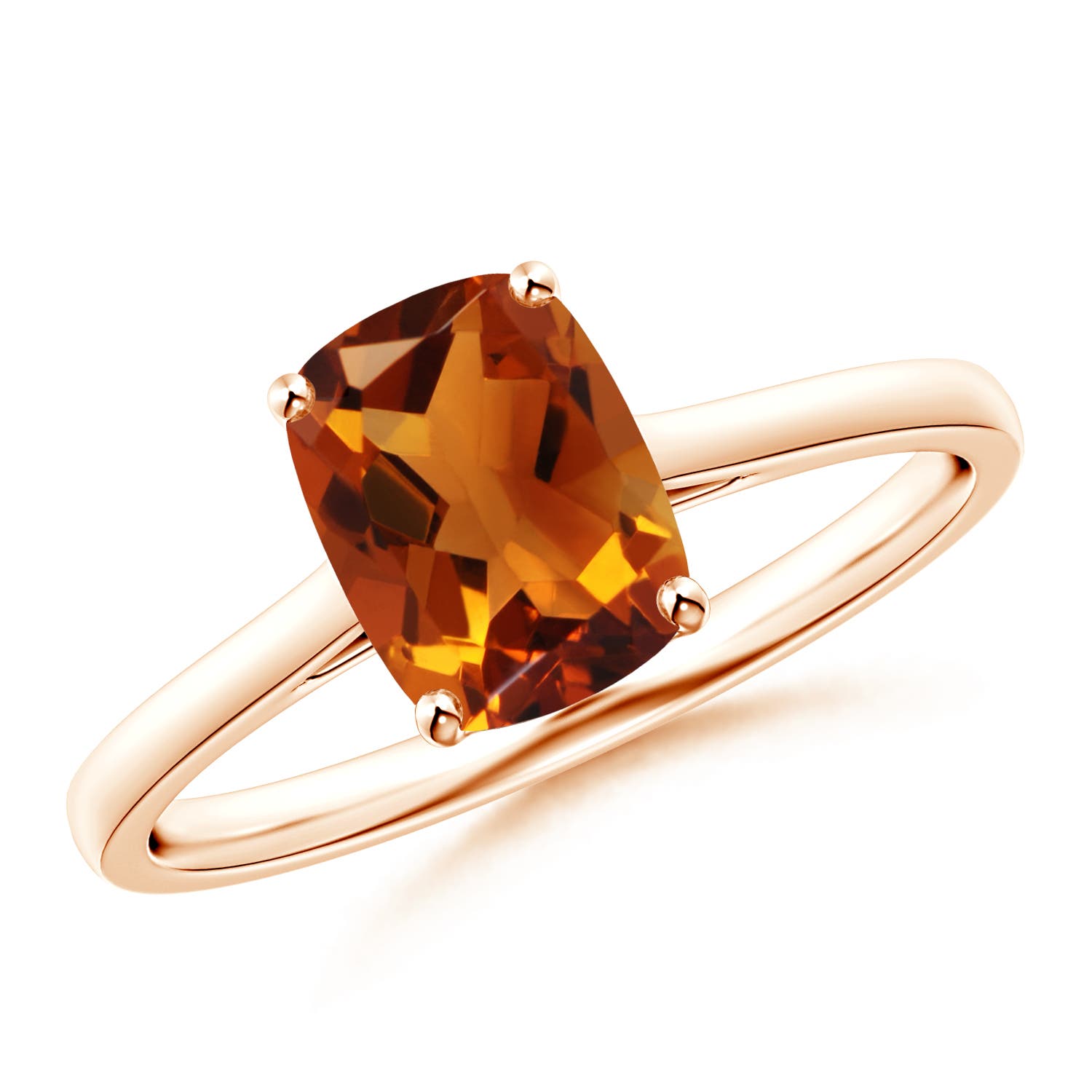 AAAA - Citrine / 1.35 CT / 14 KT Rose Gold