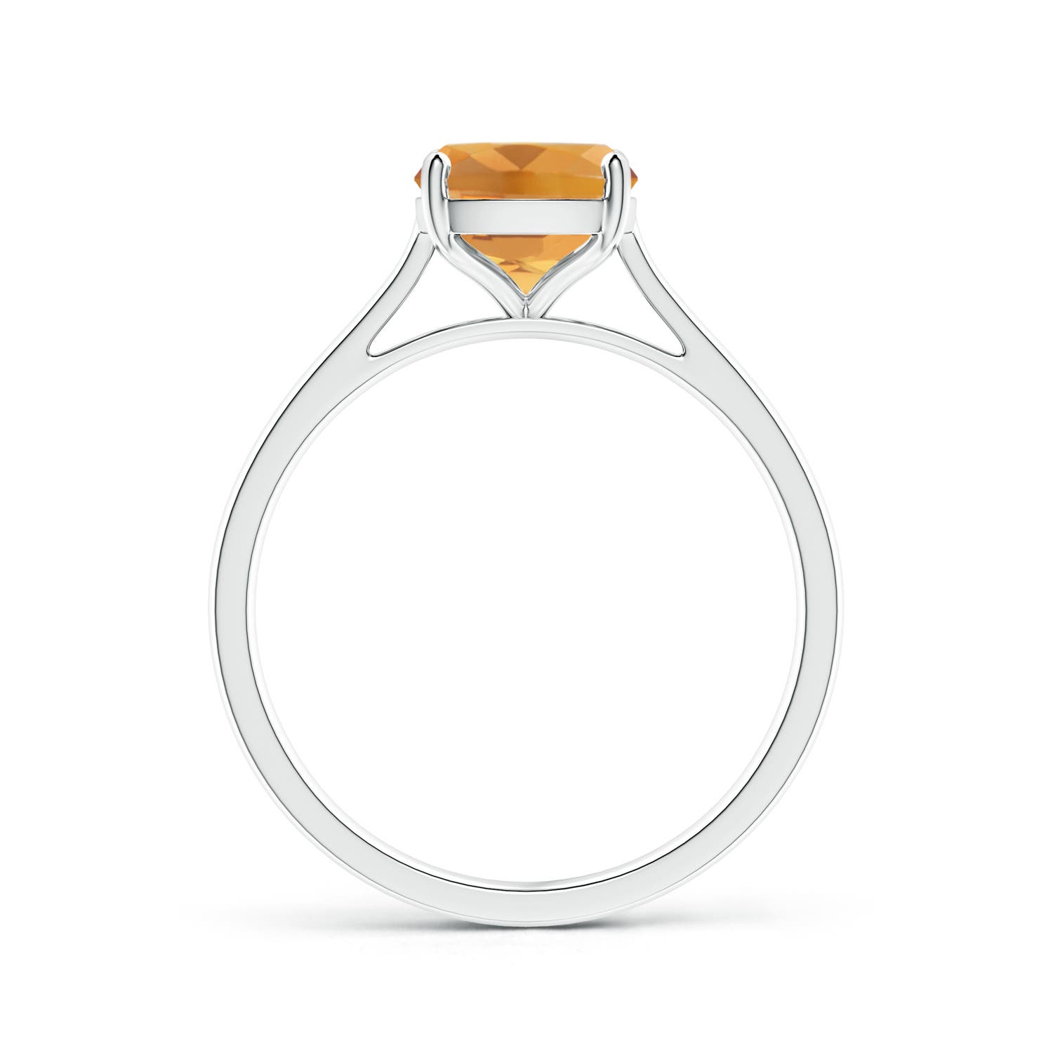 A - Citrine / 1.95 CT / 14 KT White Gold