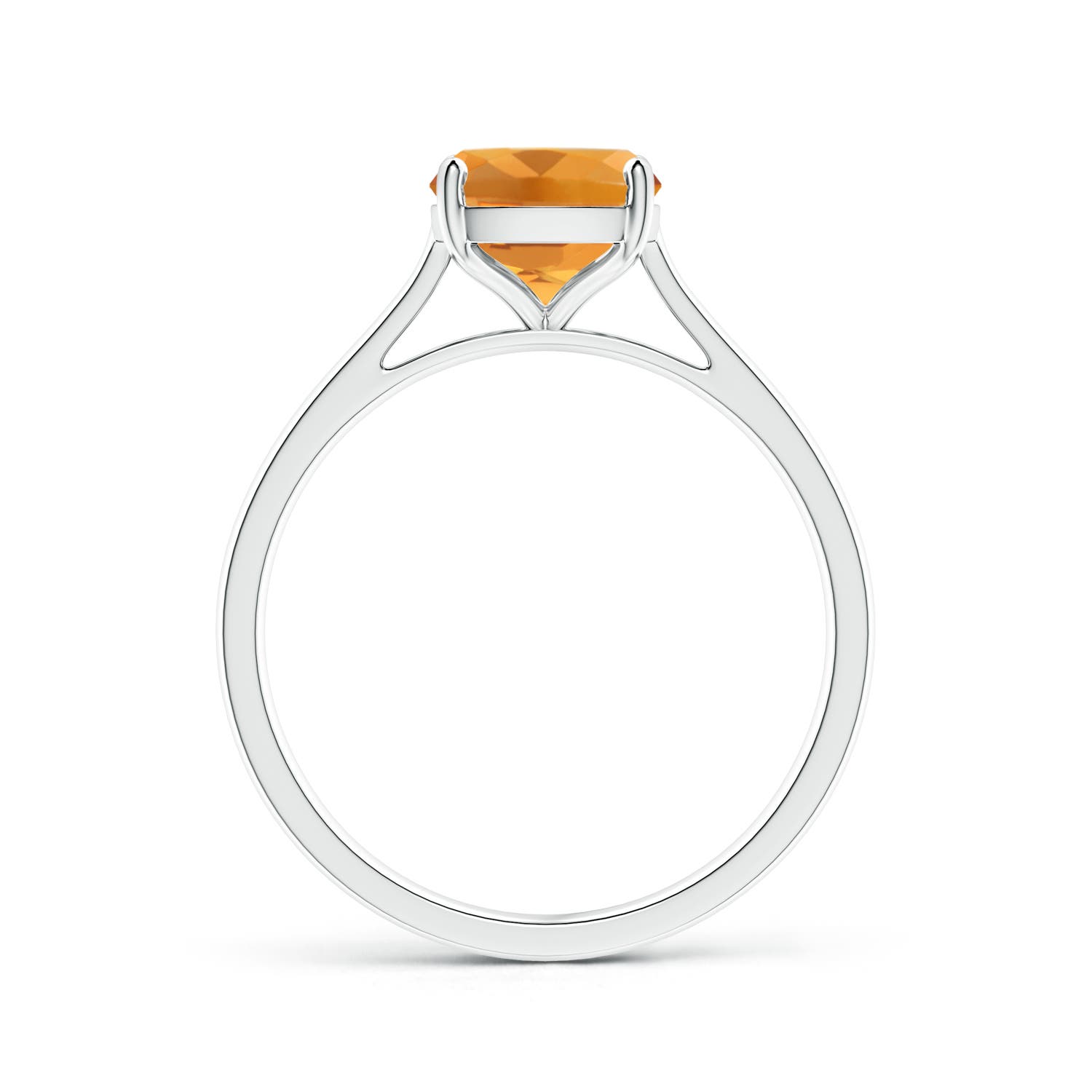 AA - Citrine / 1.95 CT / 14 KT White Gold