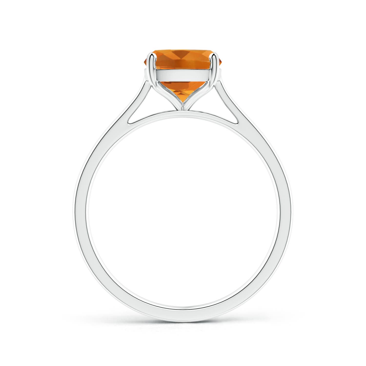 AAA - Citrine / 1.95 CT / 14 KT White Gold