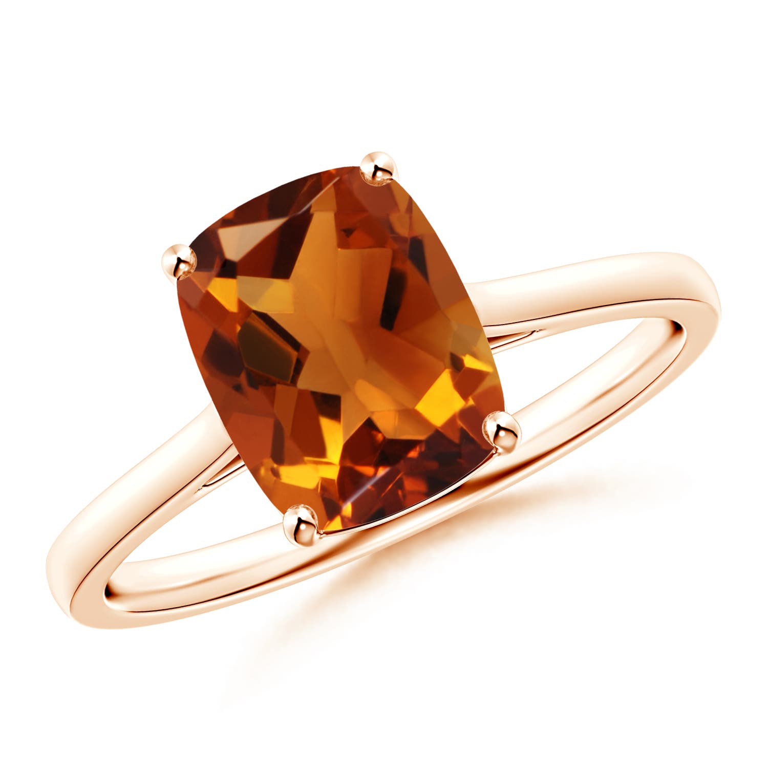 AAAA - Citrine / 1.95 CT / 14 KT Rose Gold