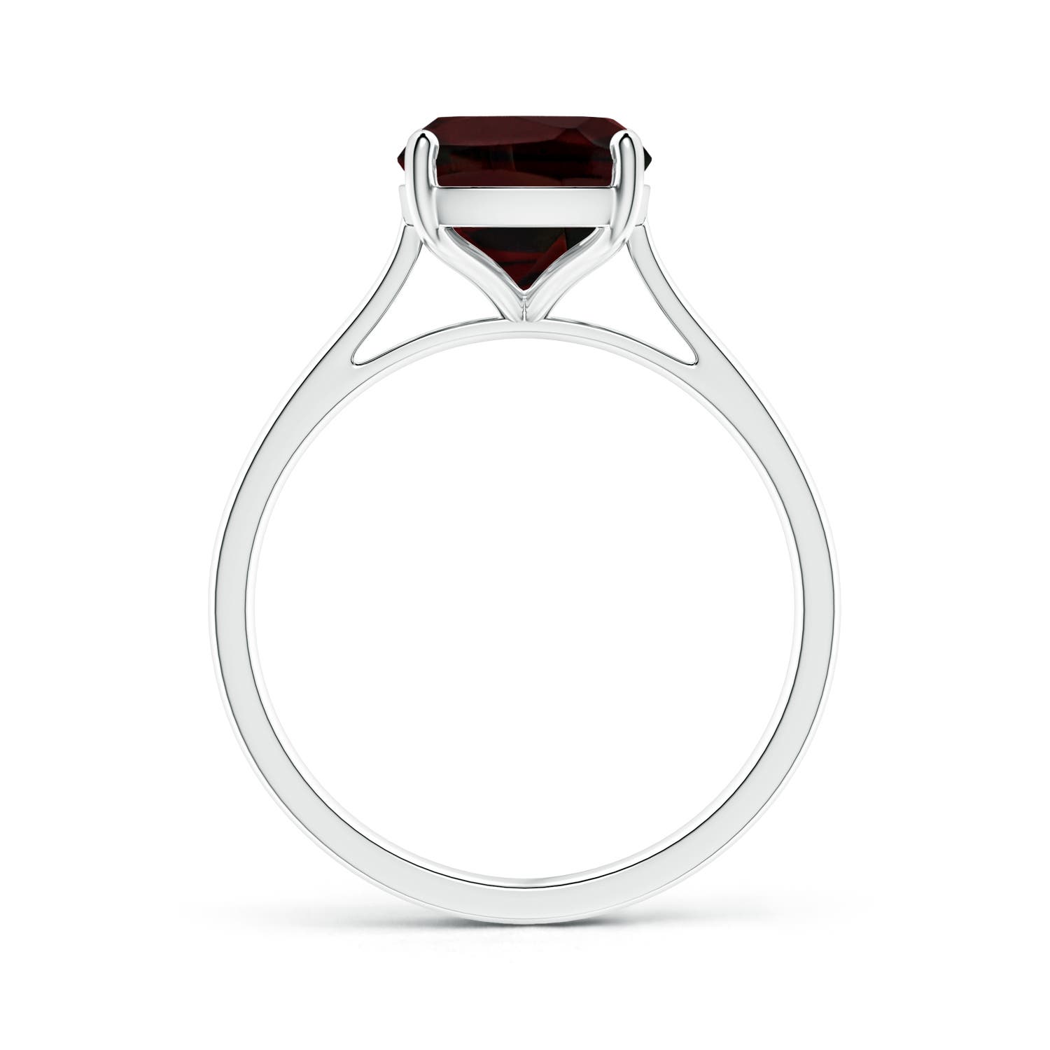 A - Garnet / 3.35 CT / 14 KT White Gold