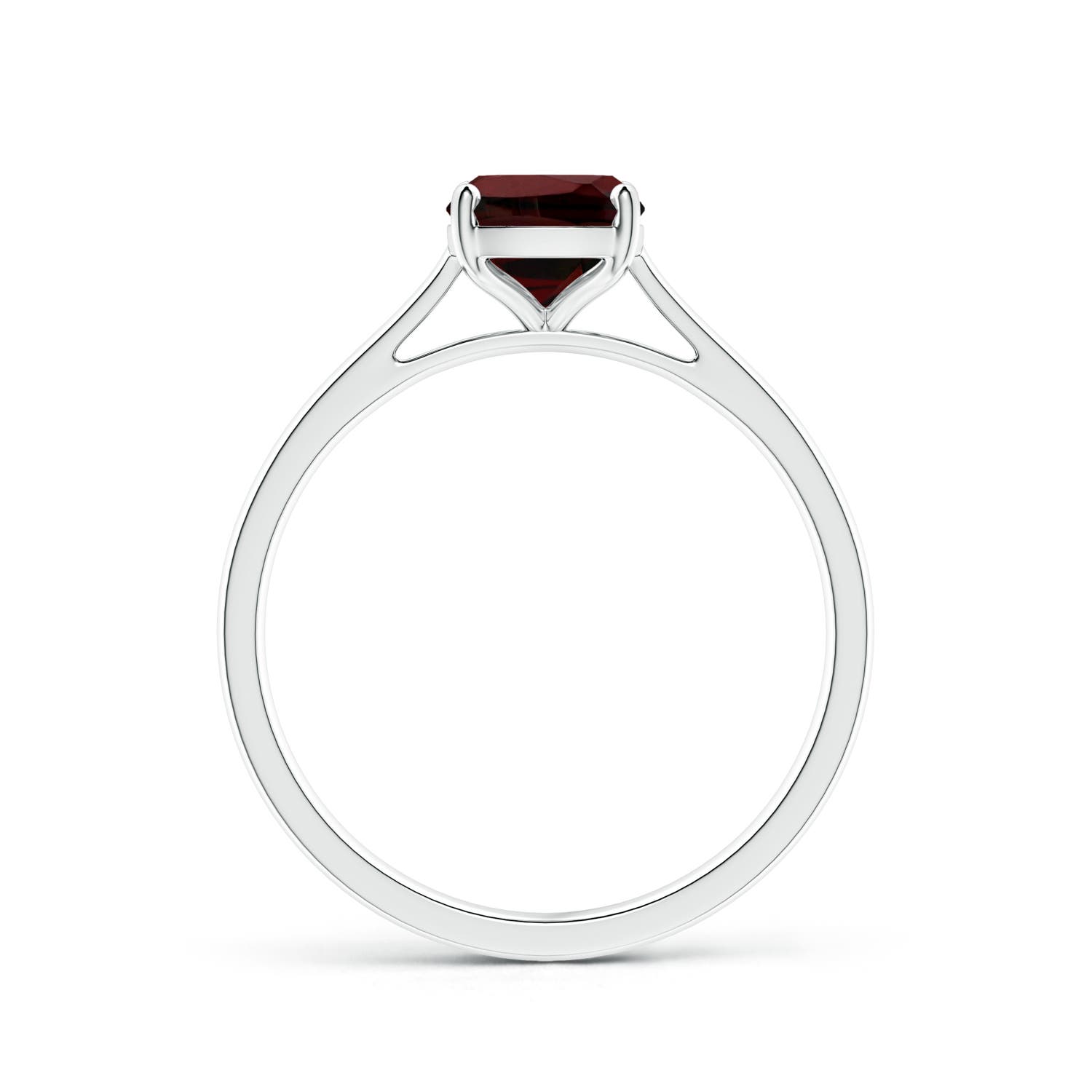 AA - Garnet / 1.6 CT / 14 KT White Gold