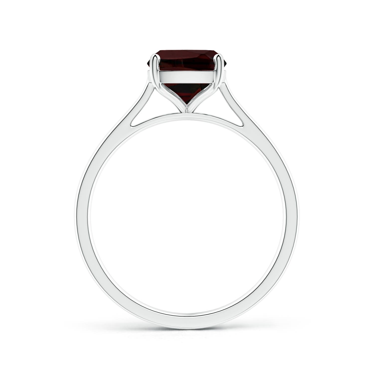 A - Garnet / 2.9 CT / 14 KT White Gold