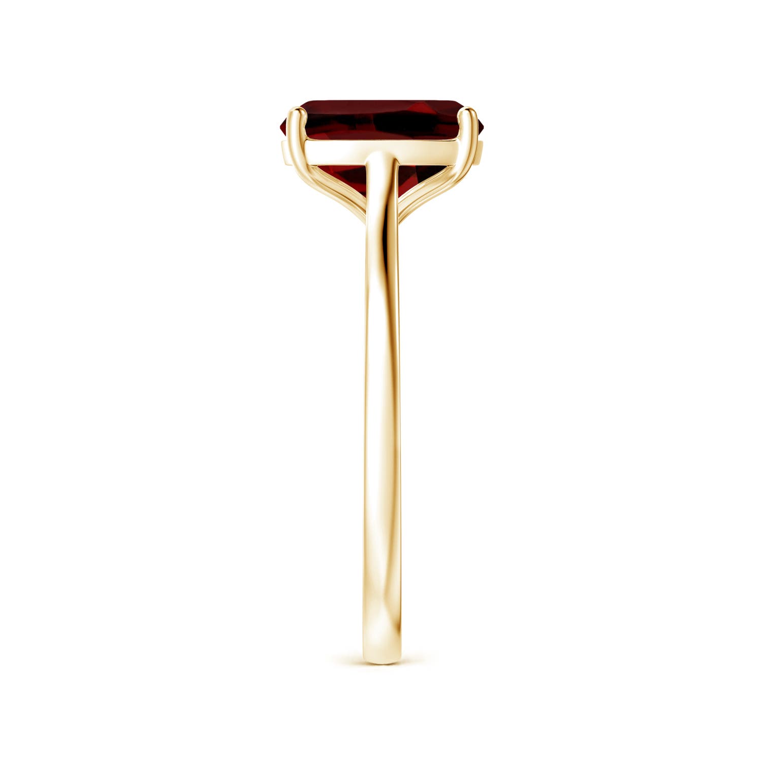 AAAA - Garnet / 2.9 CT / 14 KT Yellow Gold