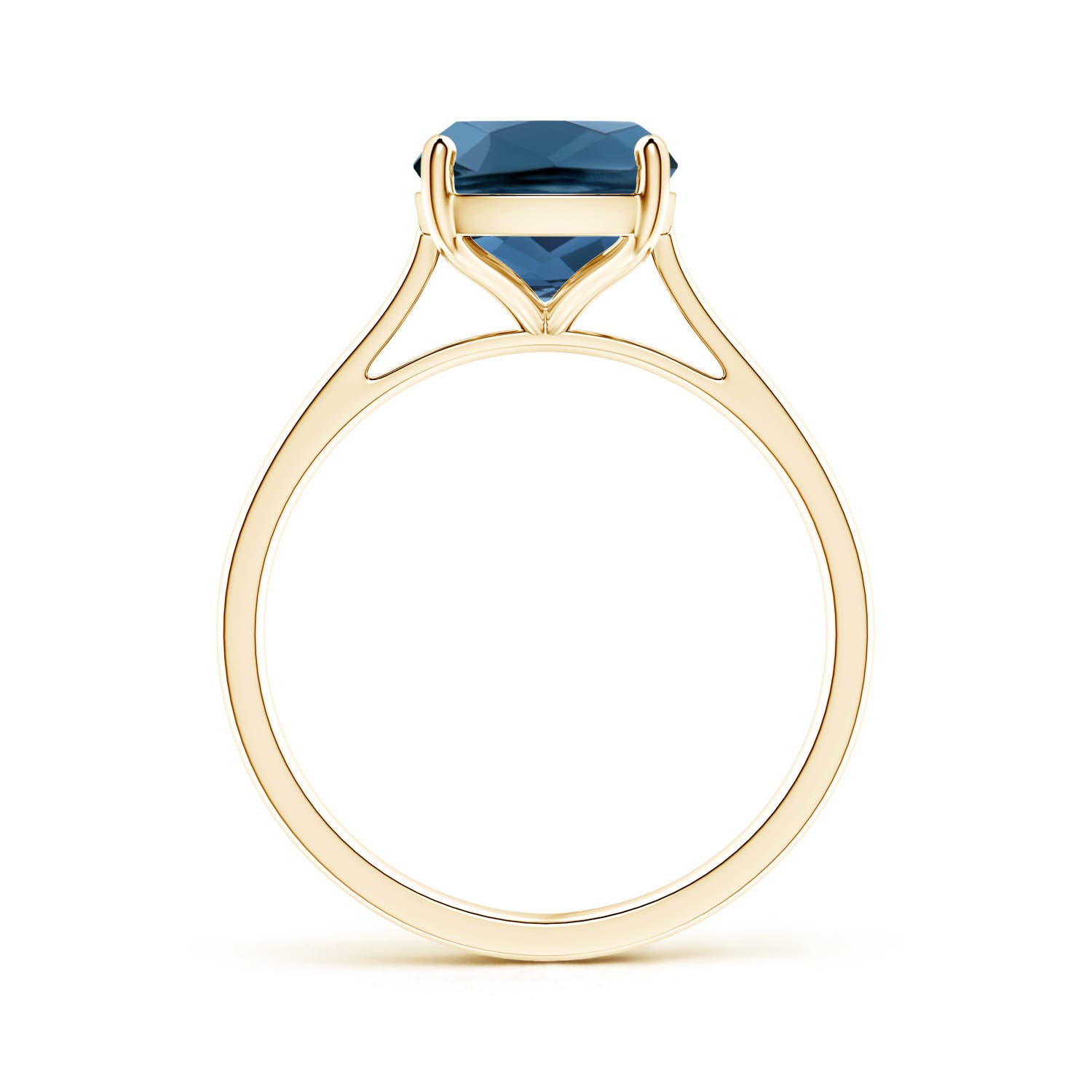 AA - London Blue Topaz / 3.2 CT / 14 KT Yellow Gold