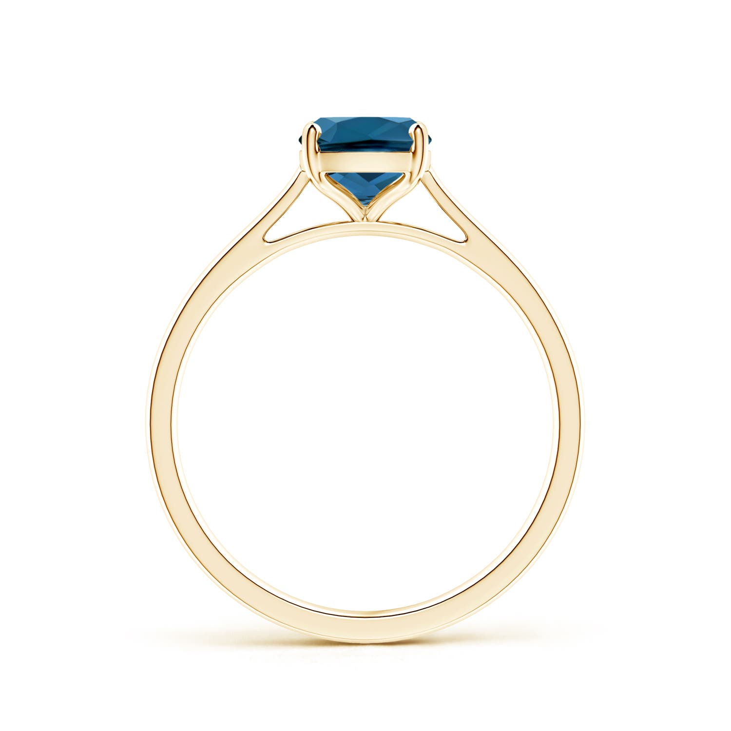 AAA - London Blue Topaz / 1.6 CT / 14 KT Yellow Gold