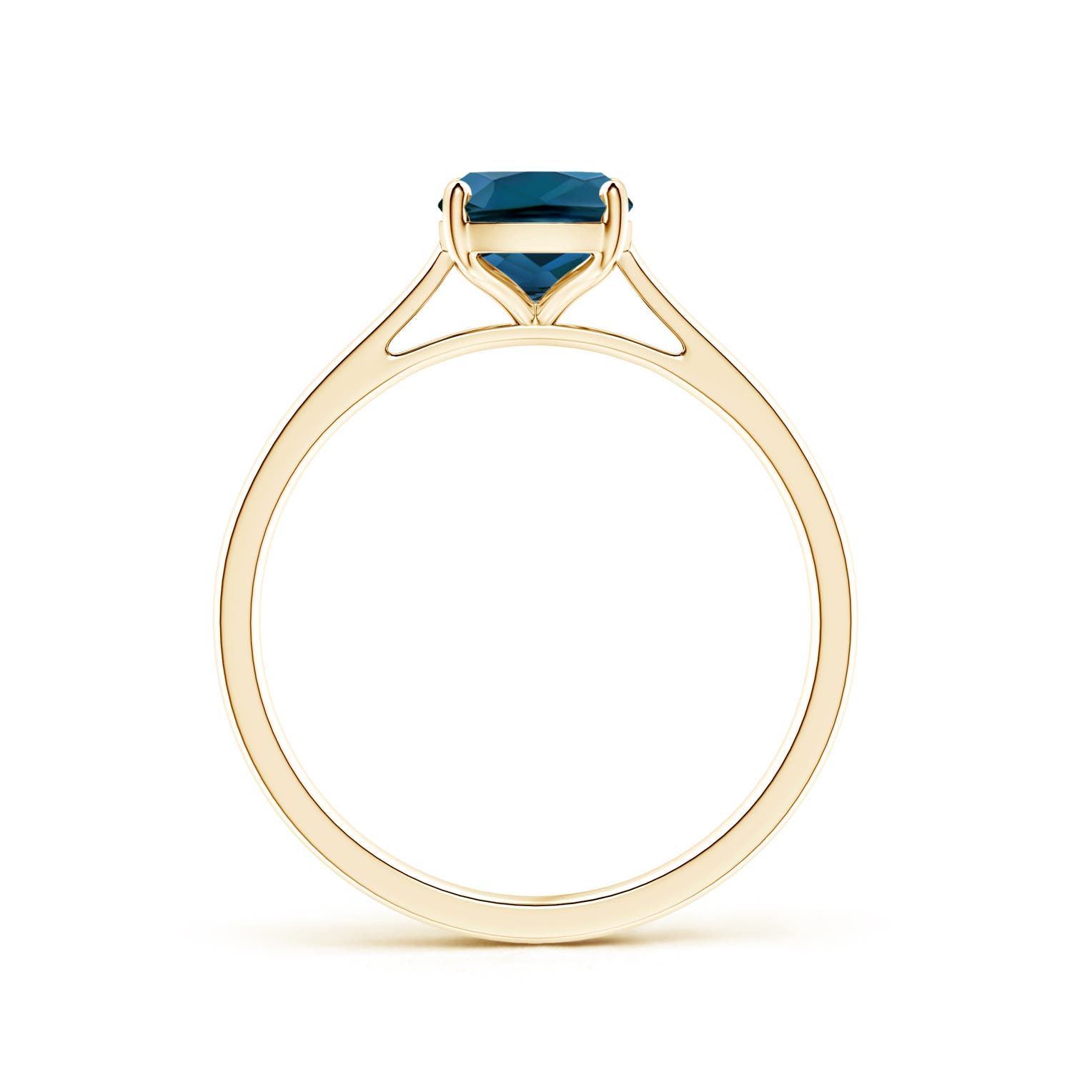 AAAA - London Blue Topaz / 1.6 CT / 14 KT Yellow Gold