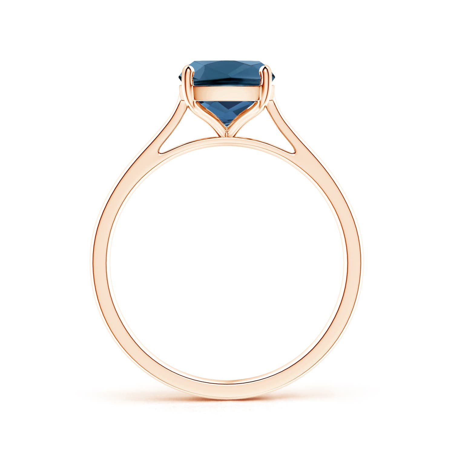 AA - London Blue Topaz / 2.2 CT / 14 KT Rose Gold