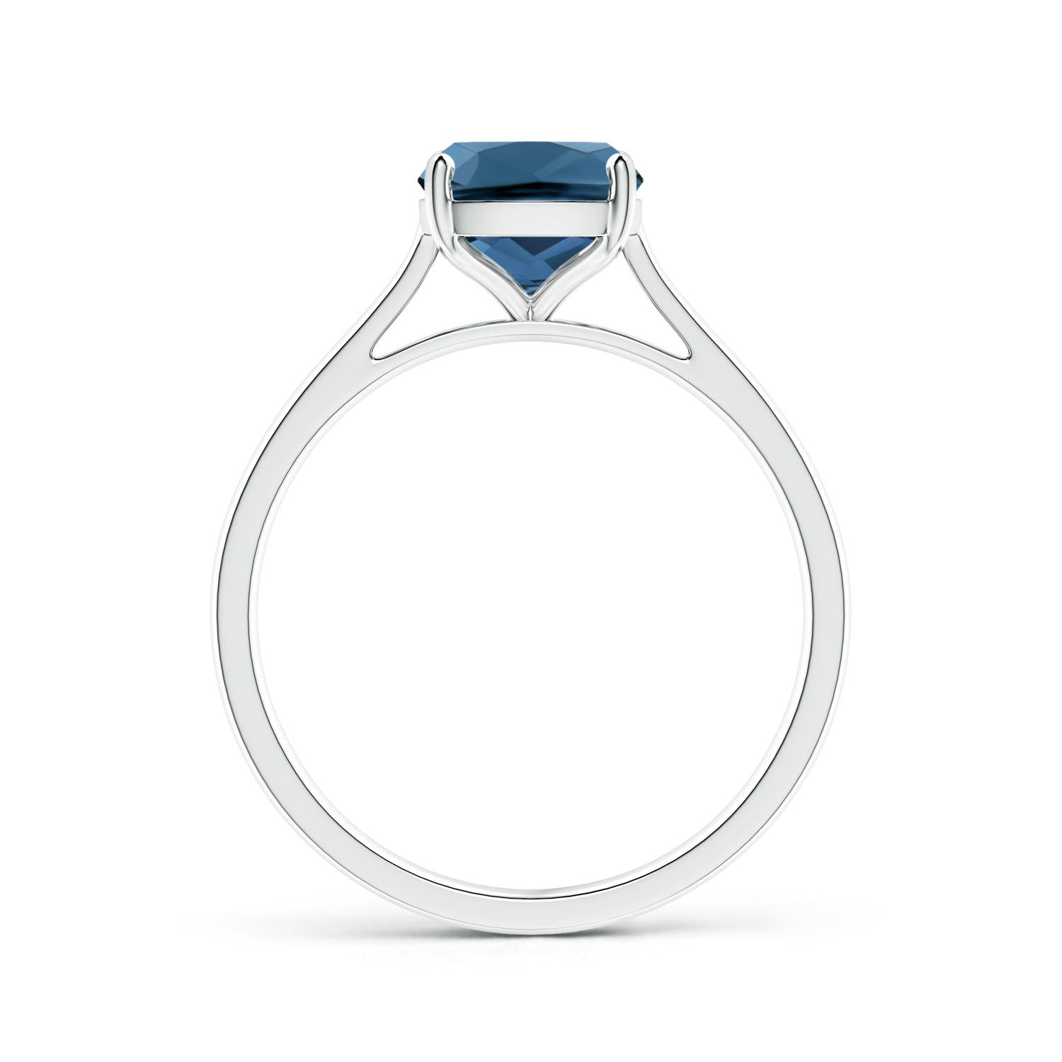 AA - London Blue Topaz / 2.2 CT / 14 KT White Gold