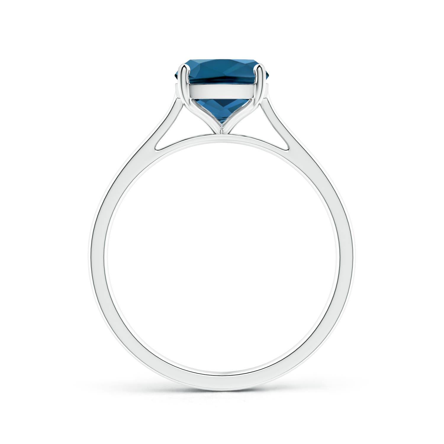 AAA - London Blue Topaz / 2.2 CT / 14 KT White Gold