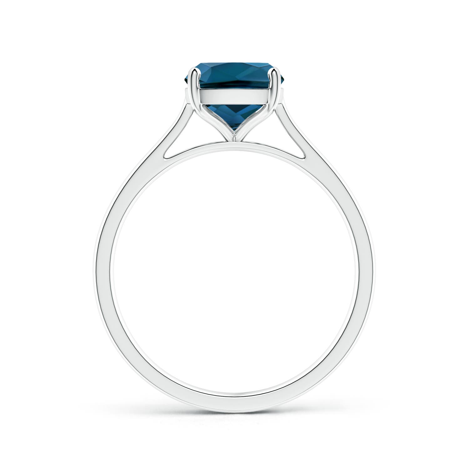 AAAA - London Blue Topaz / 2.2 CT / 14 KT White Gold