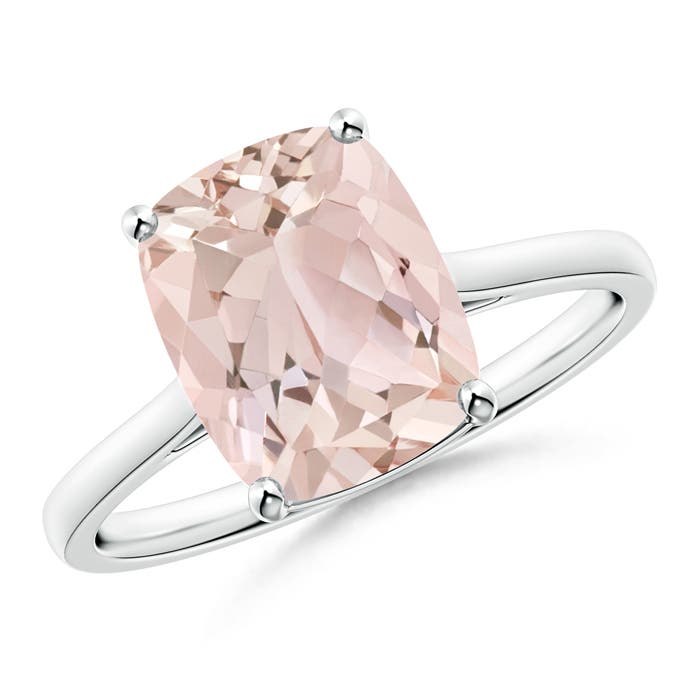 A - Morganite / 2.7 CT / 14 KT White Gold