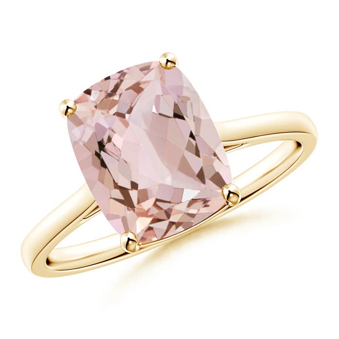 AA - Morganite / 2.7 CT / 14 KT Yellow Gold