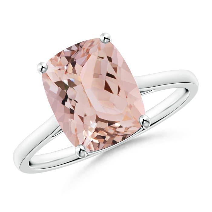 AAA - Morganite / 2.7 CT / 14 KT White Gold