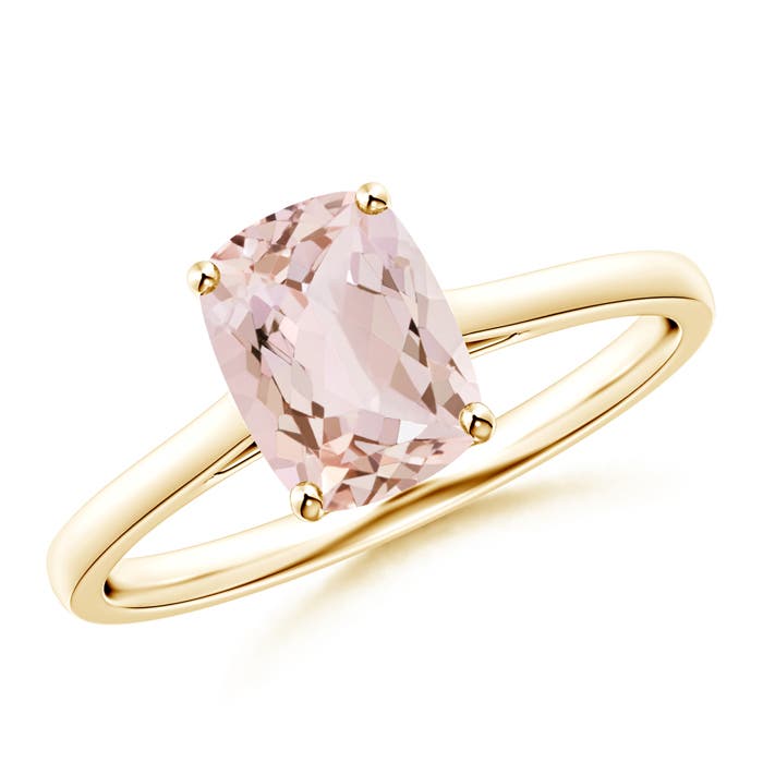 AA - Morganite / 1.2 CT / 14 KT Yellow Gold