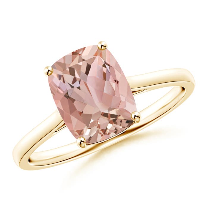 AAAA - Morganite / 1.8 CT / 14 KT Yellow Gold