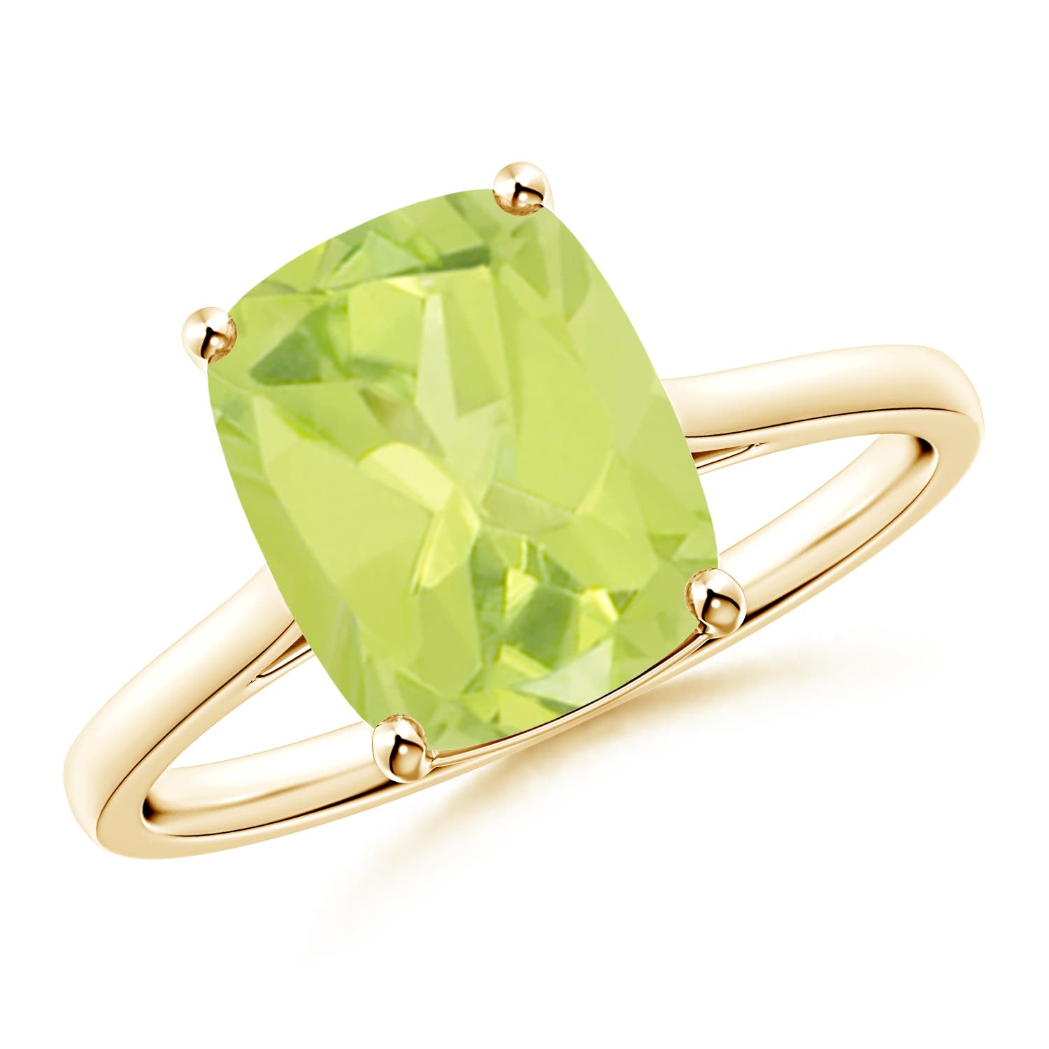 A - Peridot / 2.9 CT / 14 KT Yellow Gold